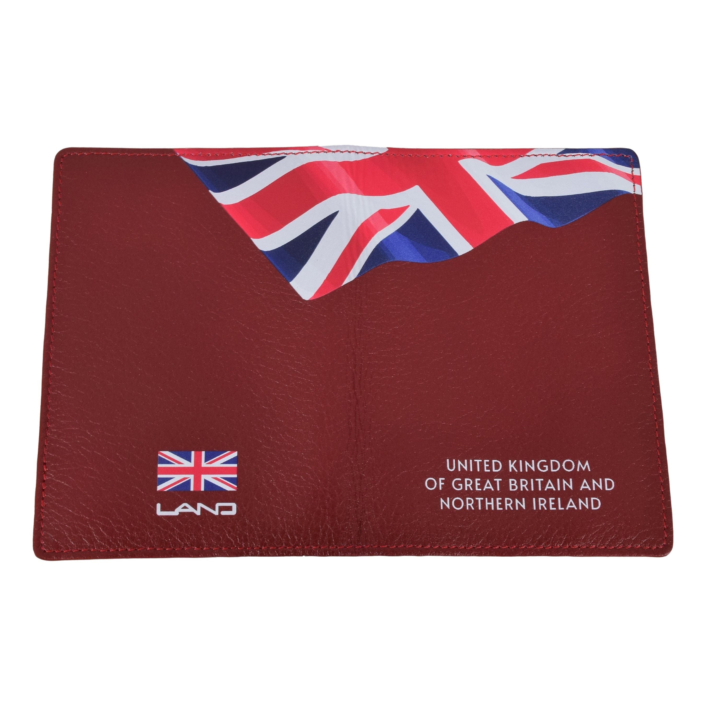 UK Heritage Passport Case, Passport Case | LAND Leather Goods