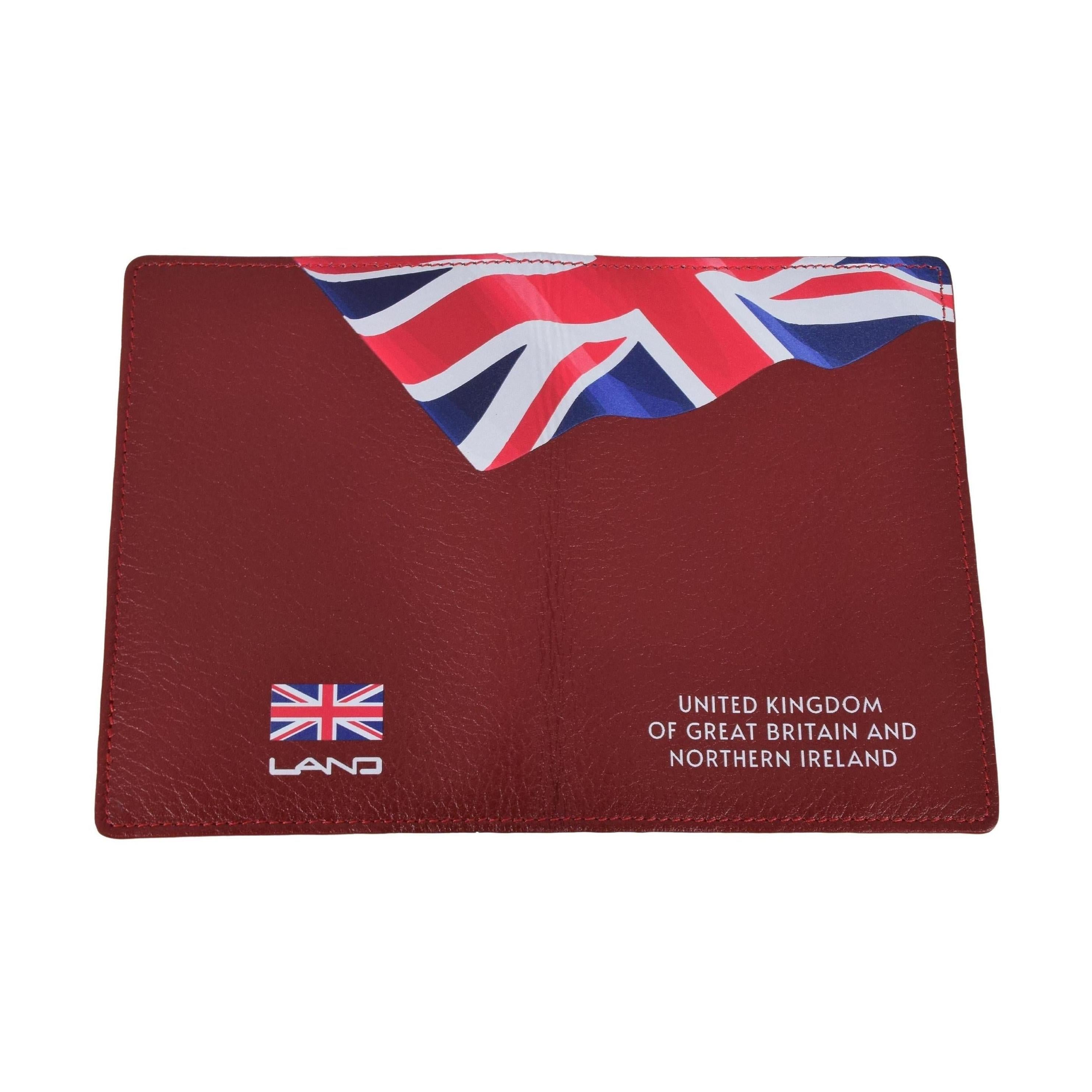 UK Heritage Passport Case, Passport Case | LAND Leather Goods