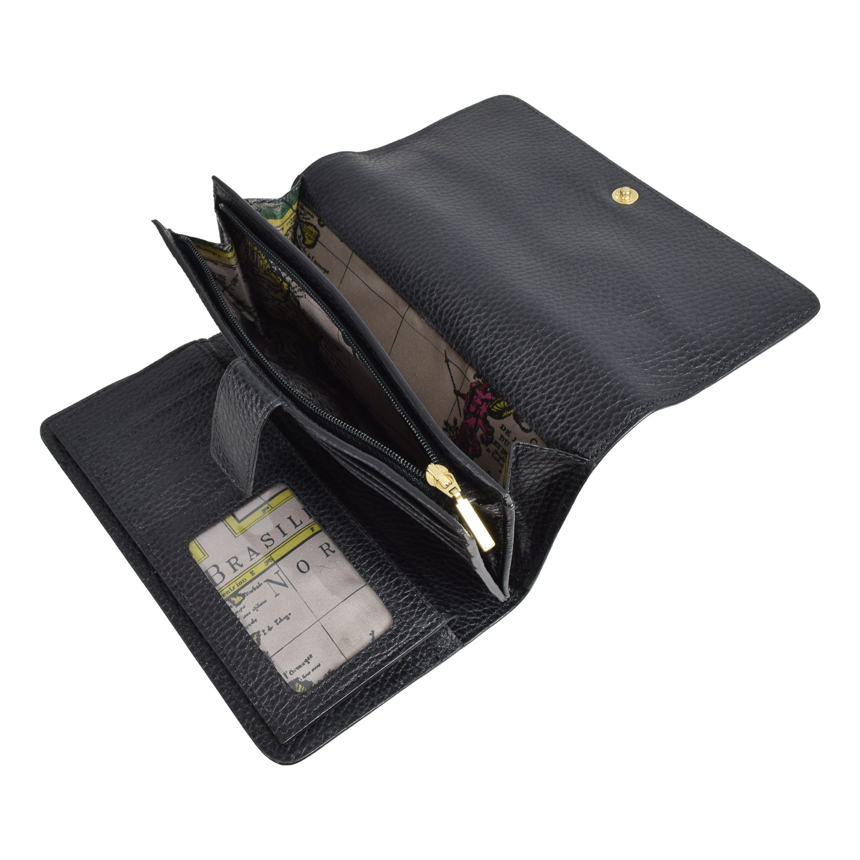 Double Snap Checkbook Wallet, Wallet | LAND Leather Goods