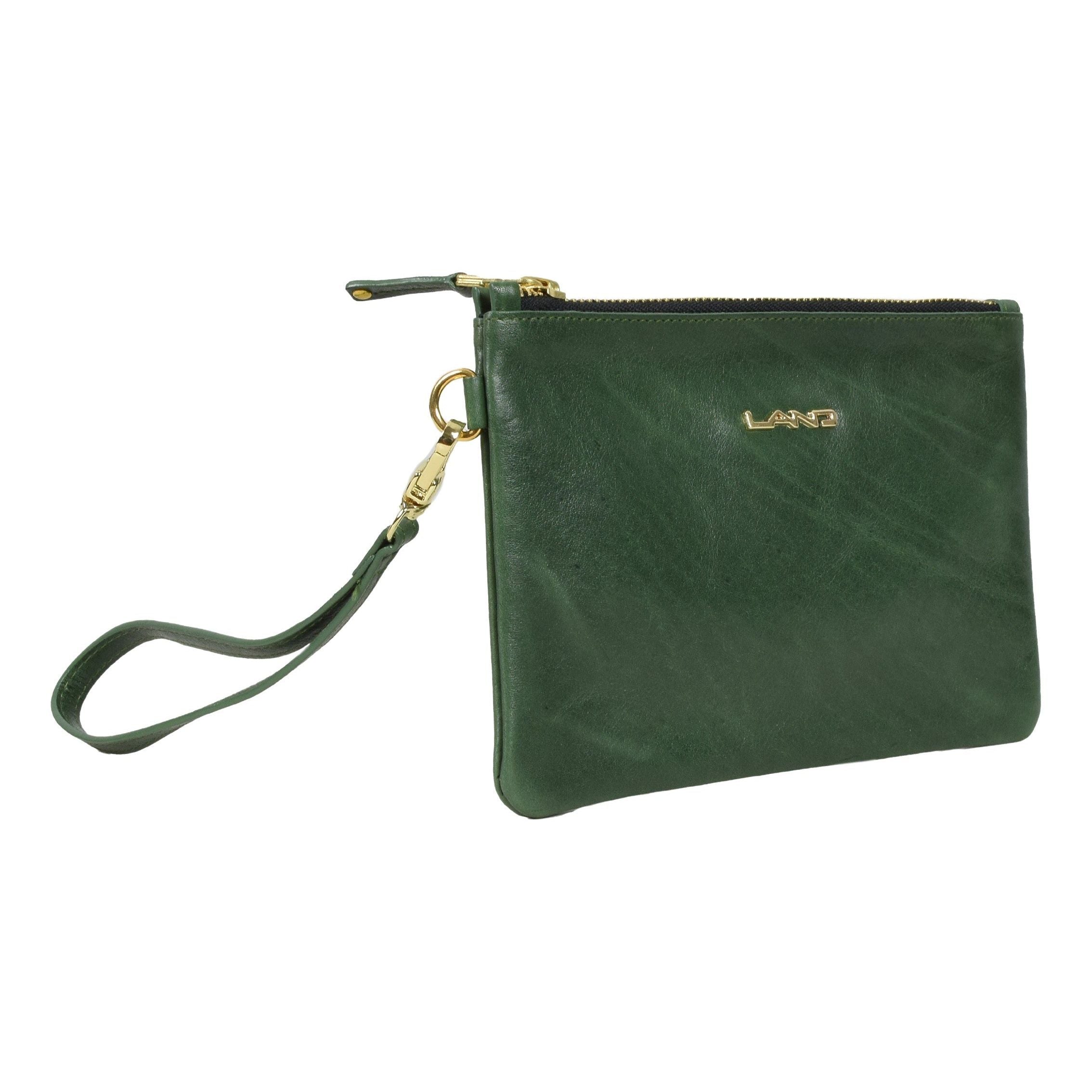 Ladies London Clutch, Wristlet | LAND Leather Goods