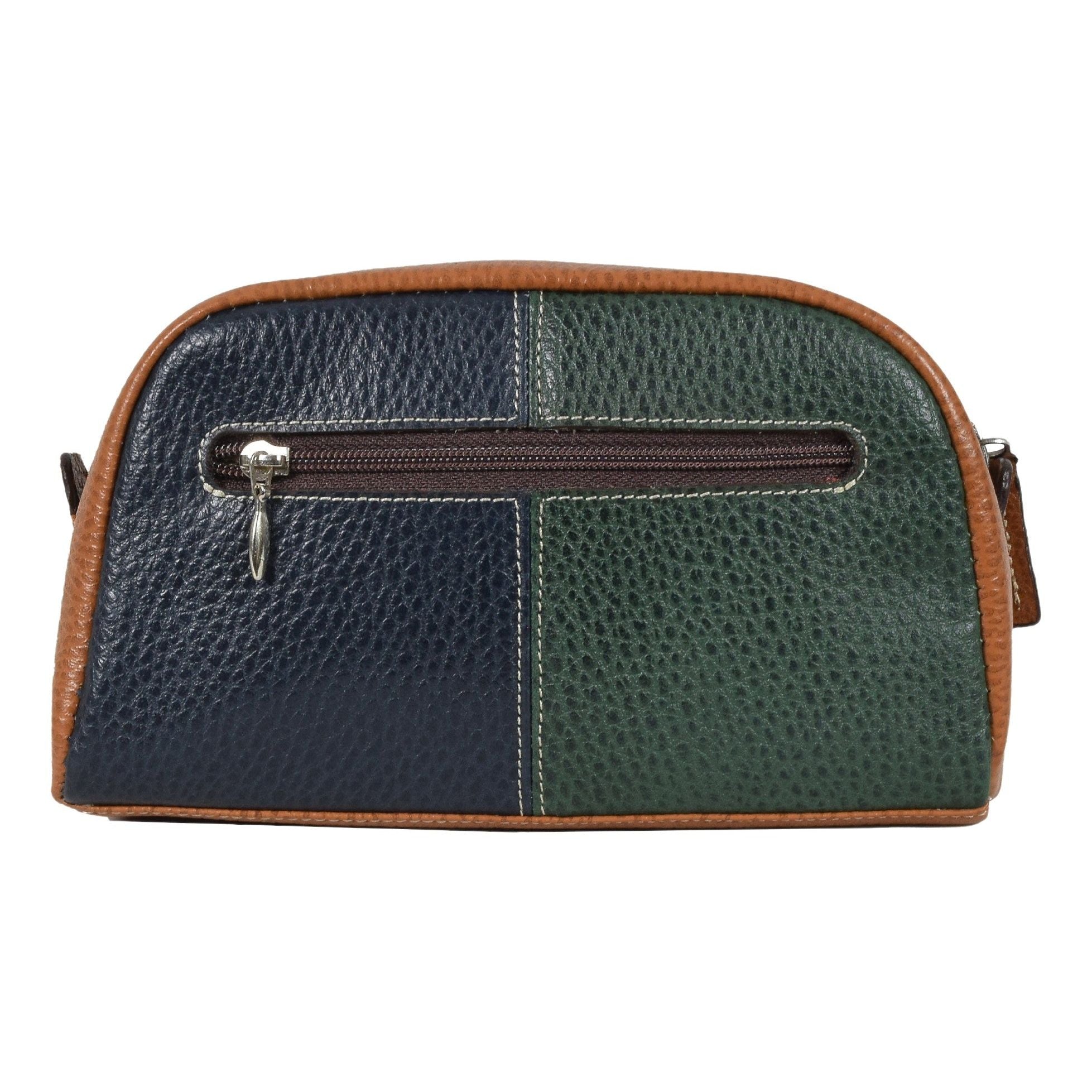 Zippered Cosmetic Pouch, Cosmetic Pouch | LAND Leather Goods