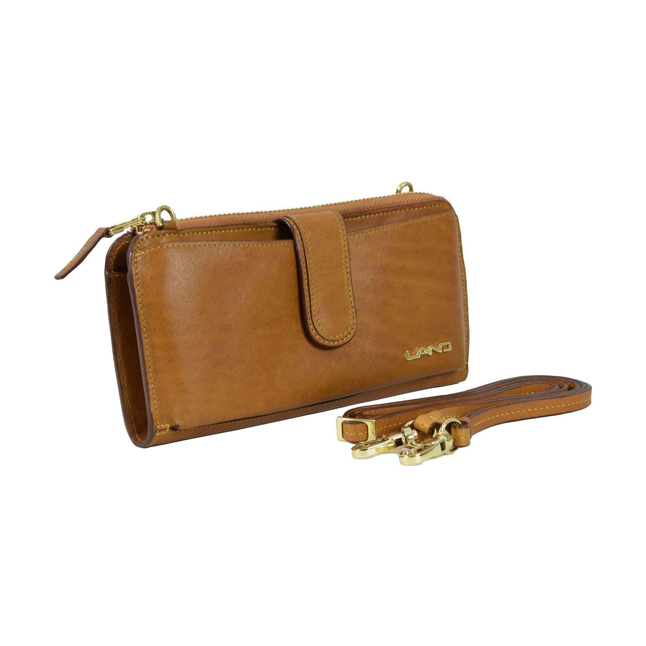 Napa Convertible Wallet & Crossover, Crossover Bag | LAND Leather Goods