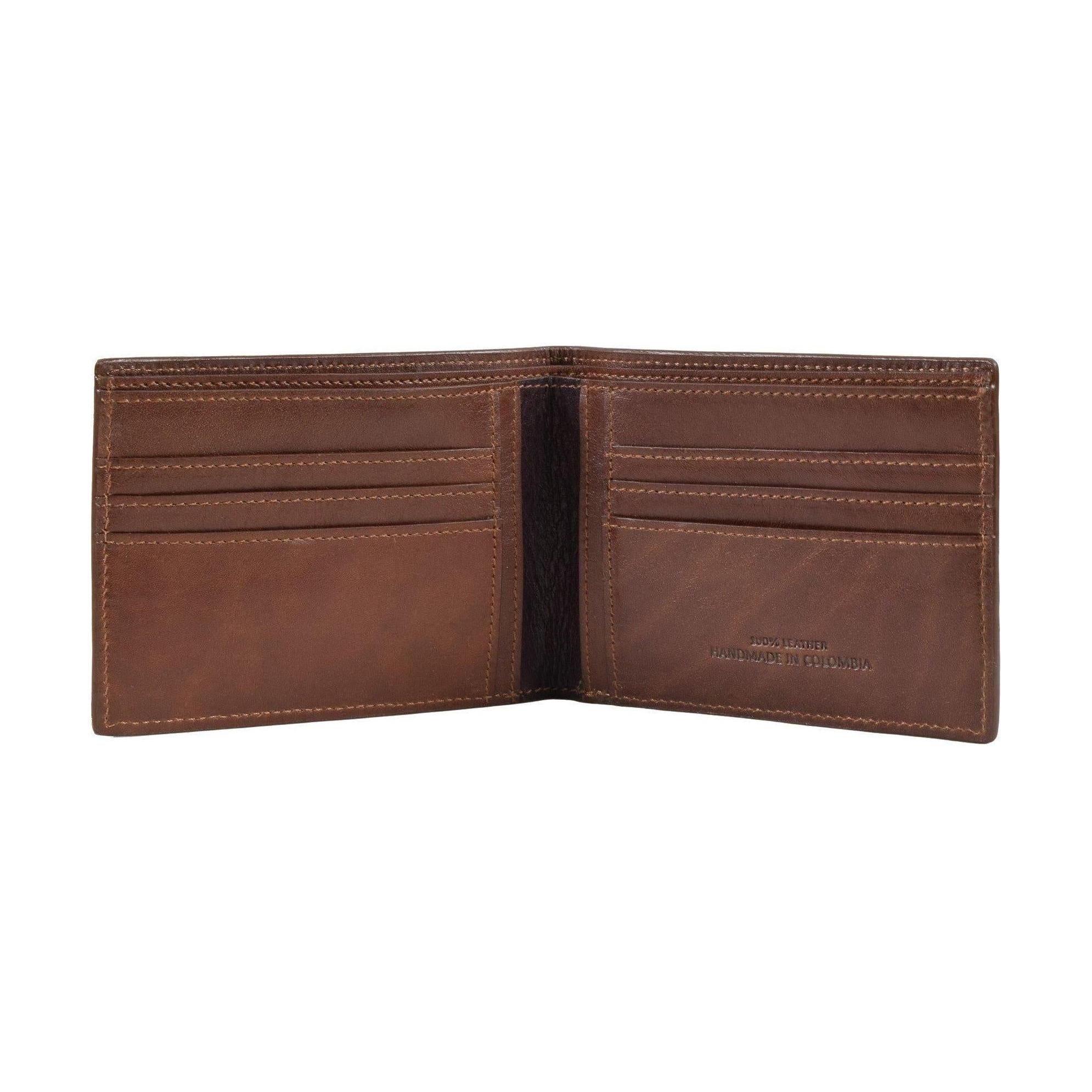 Two Tone Men's Wallet, Wallet | LAND Leather Goods
