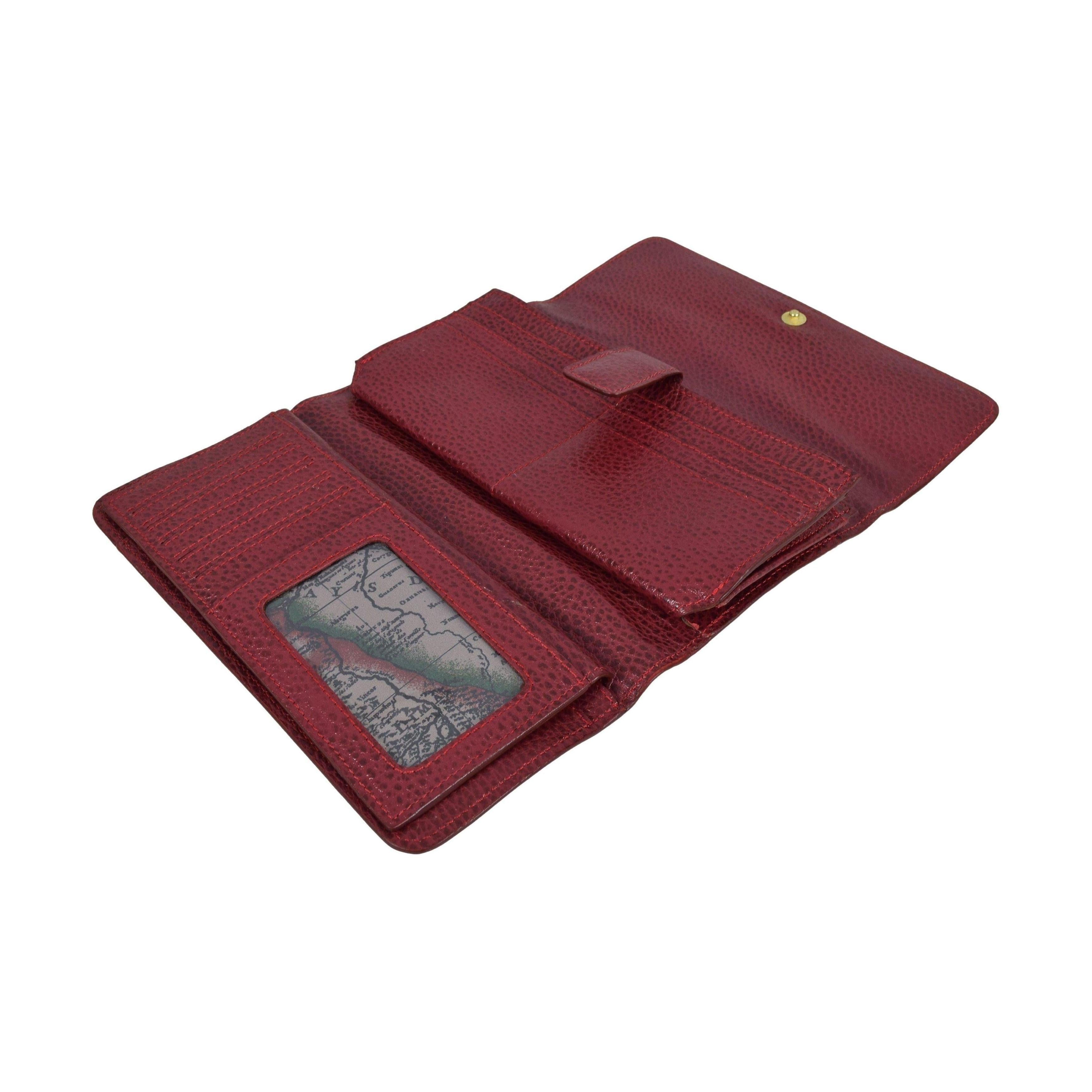 Double Snap Checkbook Wallet, Wallet | LAND Leather Goods
