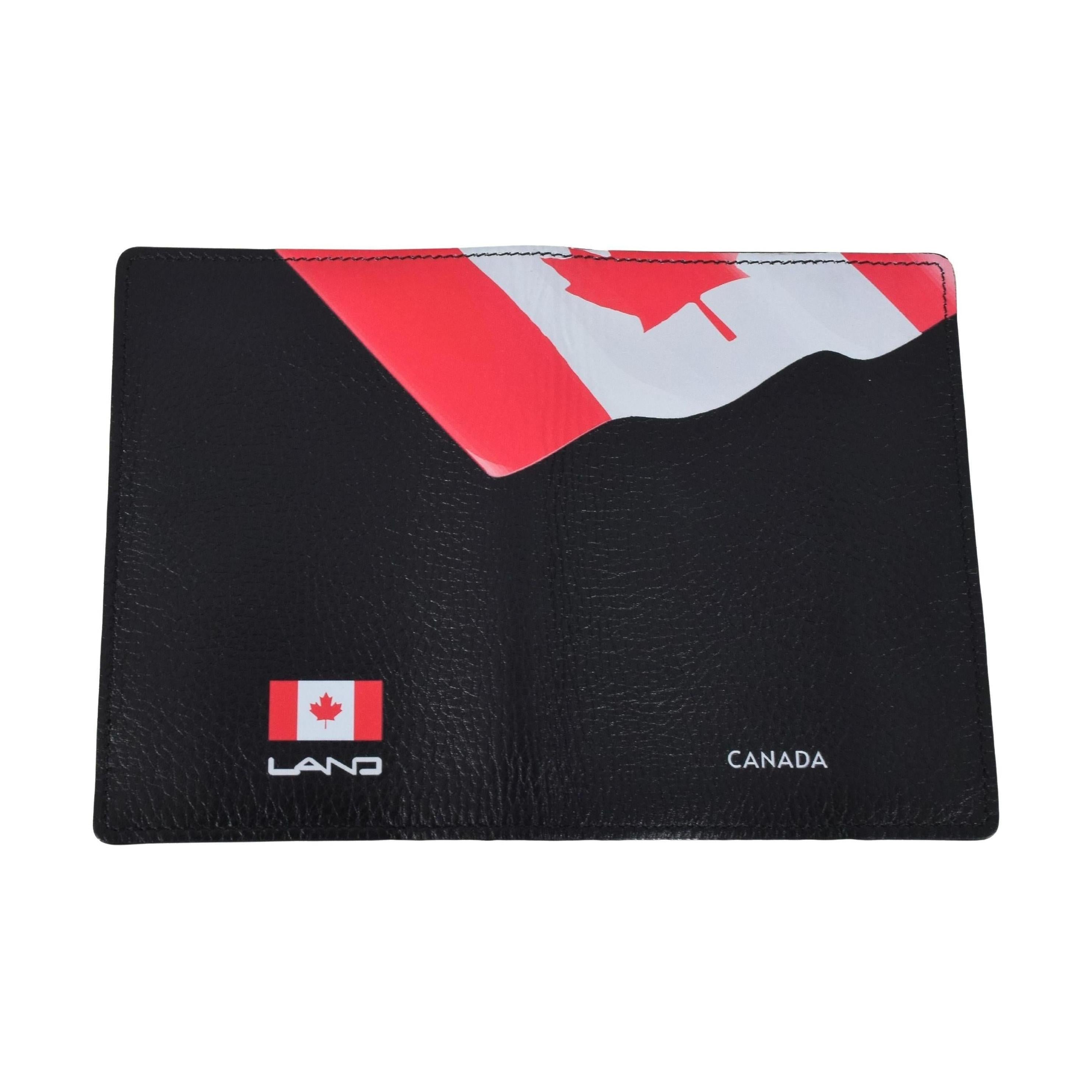 Canada Heritage Passport Case, Passport Case | LAND Leather Goods