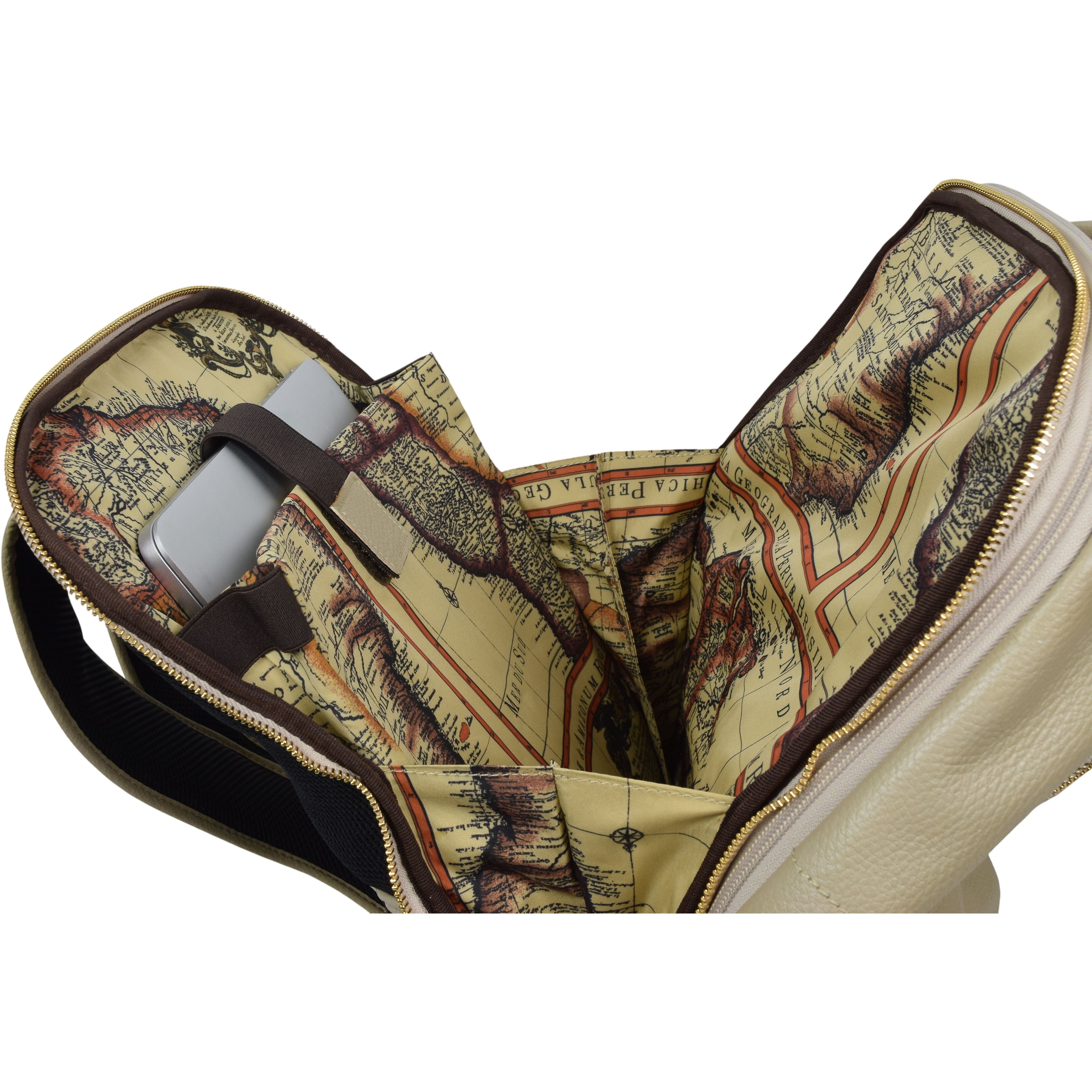 The Kenai Expandable Travel Backpack, Backpack | LAND Leather Goods