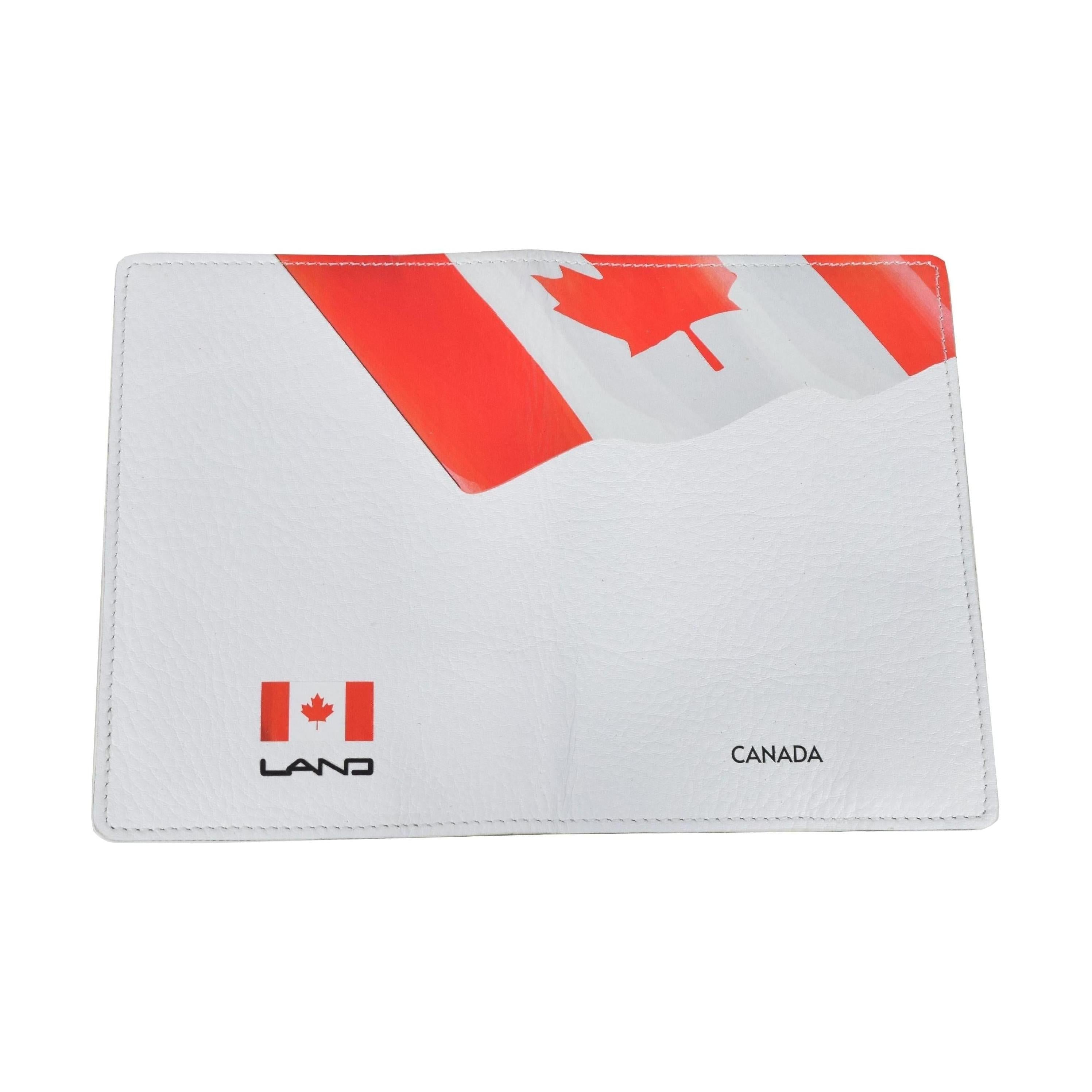 Canada Heritage Passport Case, Passport Case | LAND Leather Goods