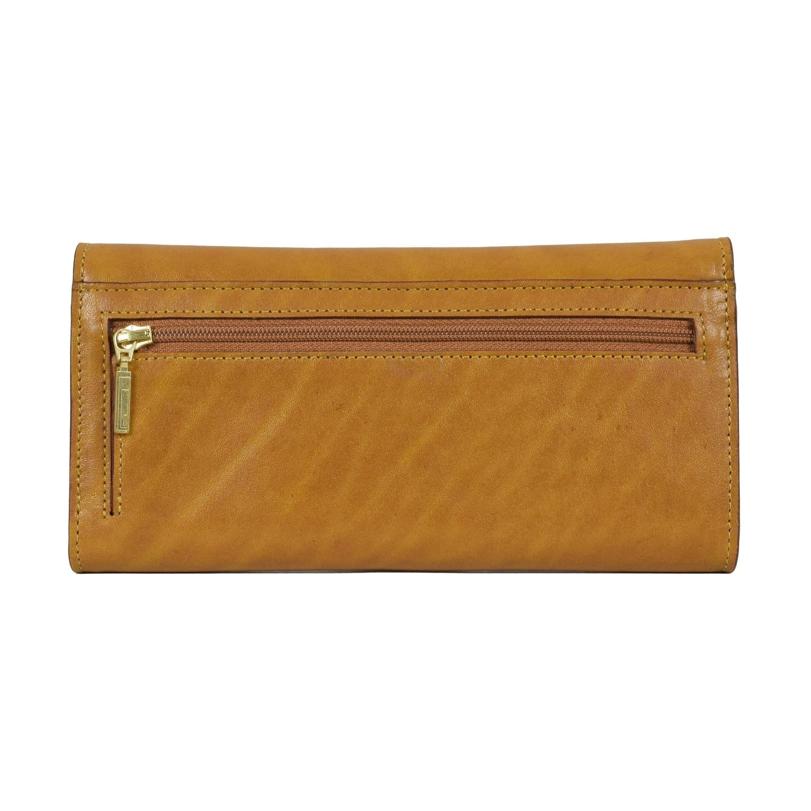 Three Leaf Ladies Wallet, Wallet | LAND Leather Goods