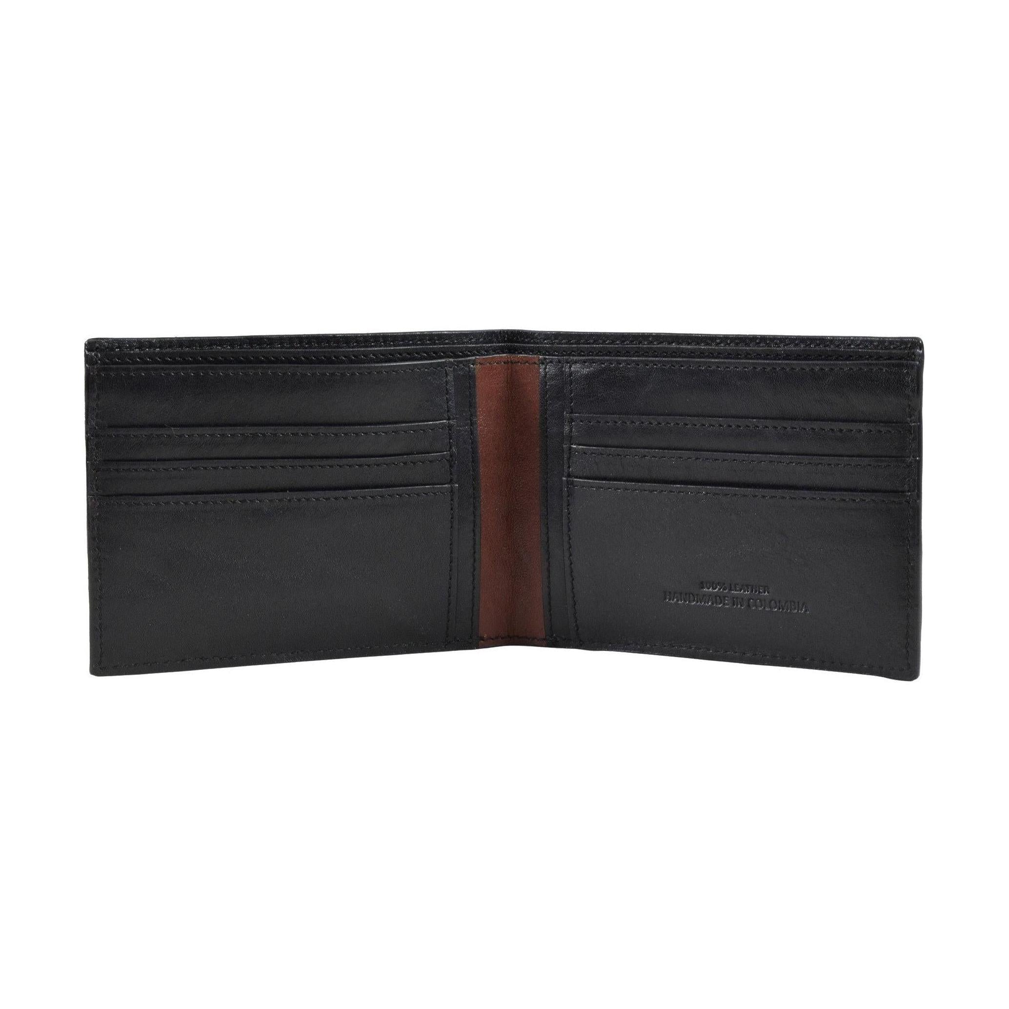 Two Tone Men's Wallet, Wallet | LAND Leather Goods
