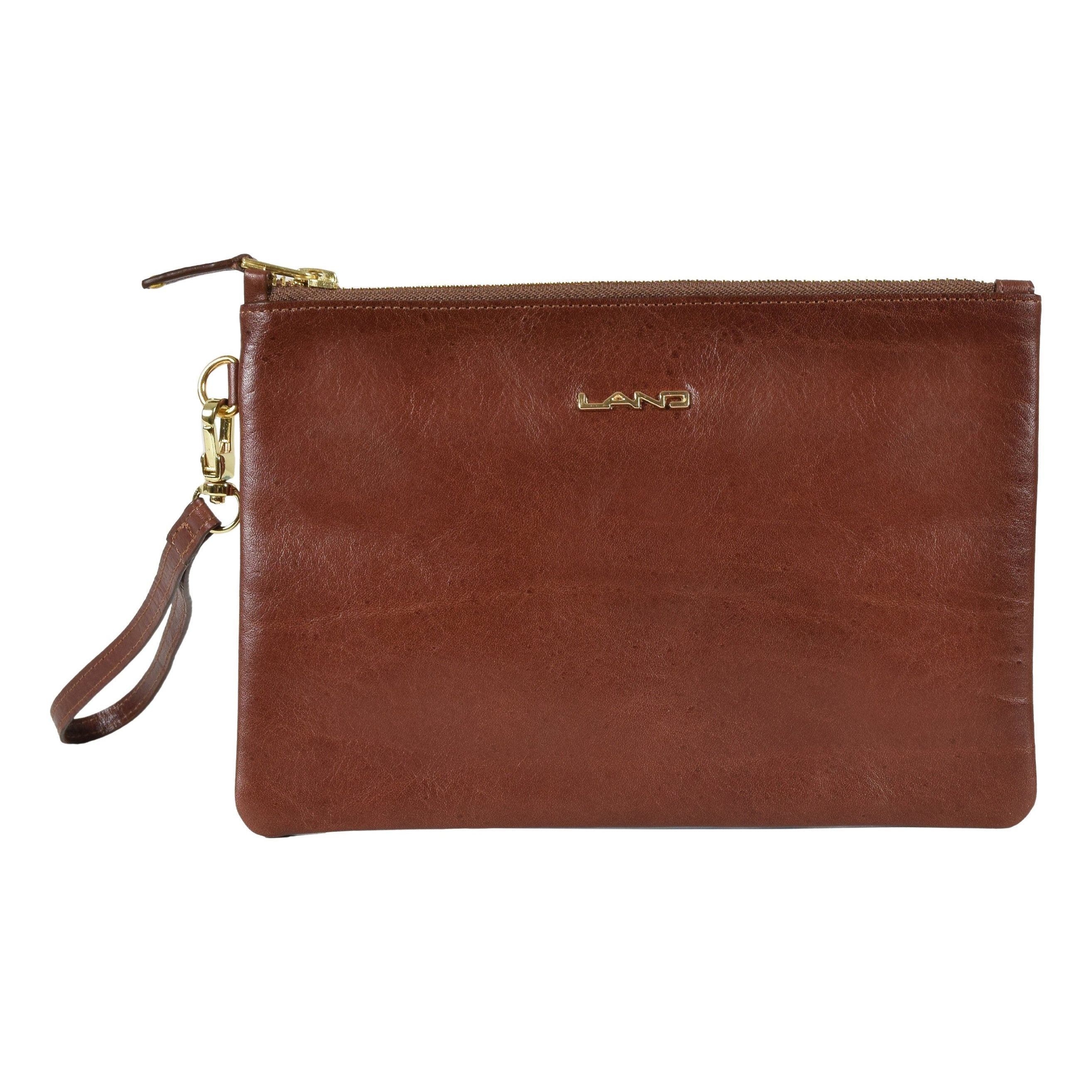 Ladies London Clutch, Wristlet | LAND Leather Goods