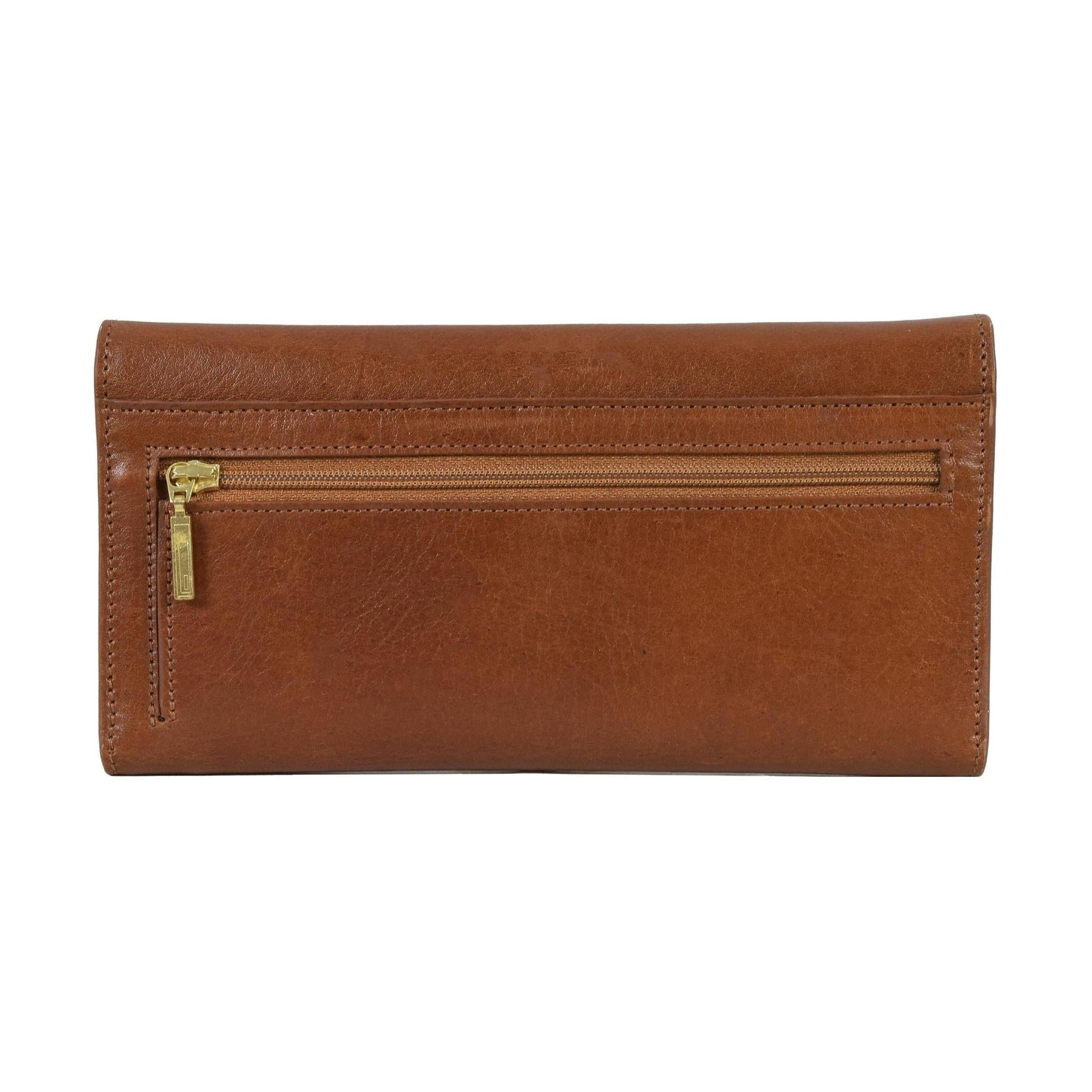 Three Leaf Ladies Wallet, Wallet | LAND Leather Goods