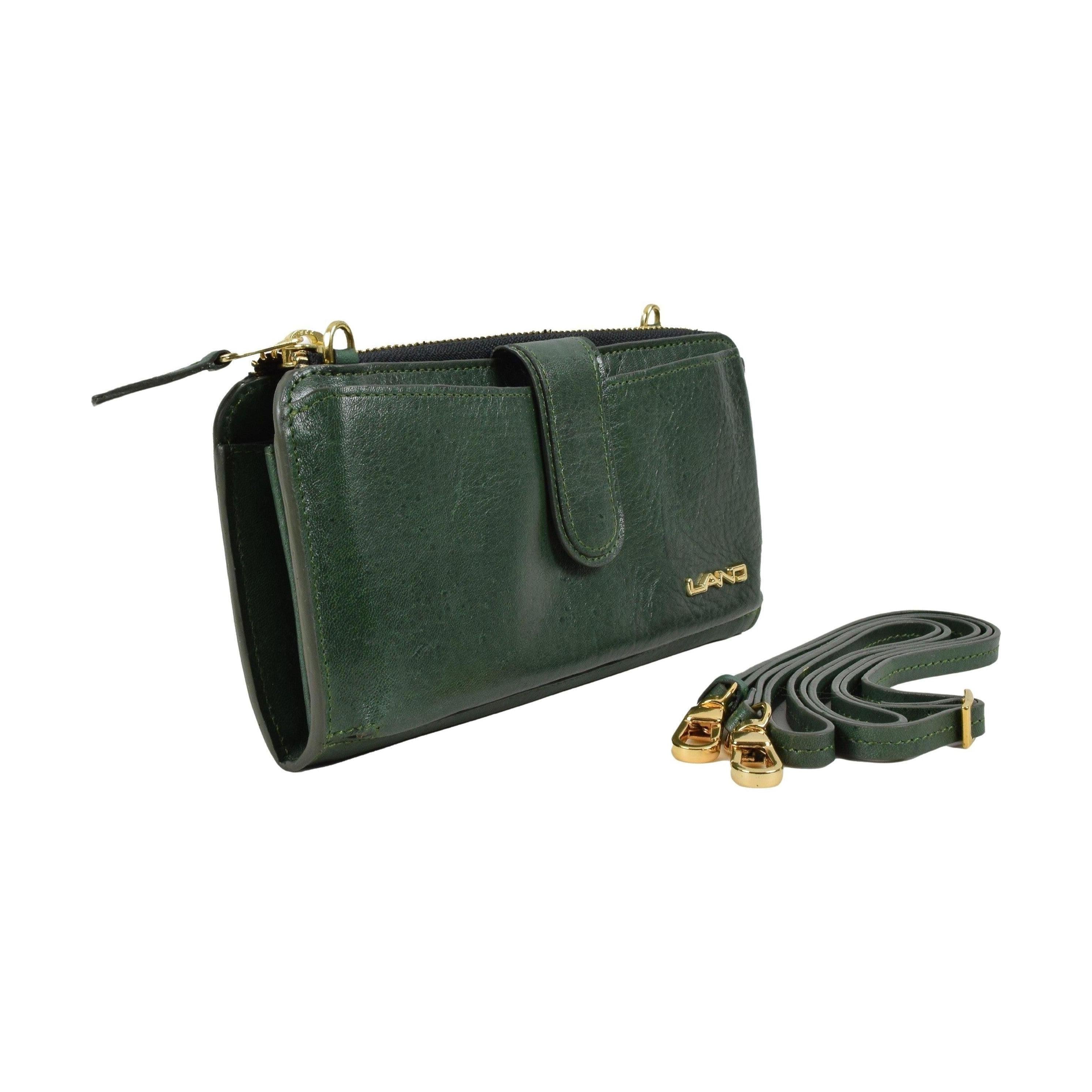 Napa Convertible Wallet & Crossover, Crossover Bag | LAND Leather Goods