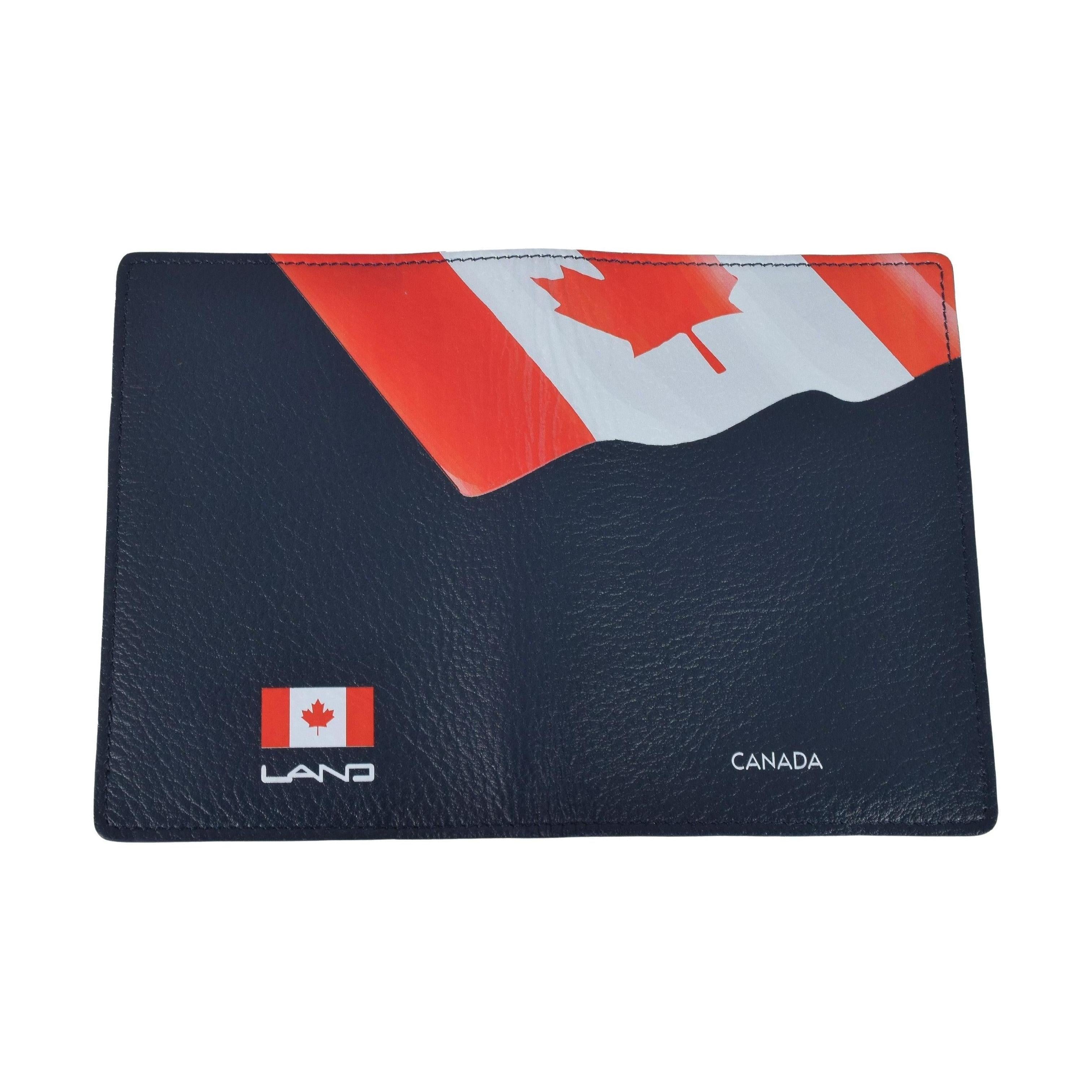 Canada Heritage Passport Case, Passport Case | LAND Leather Goods