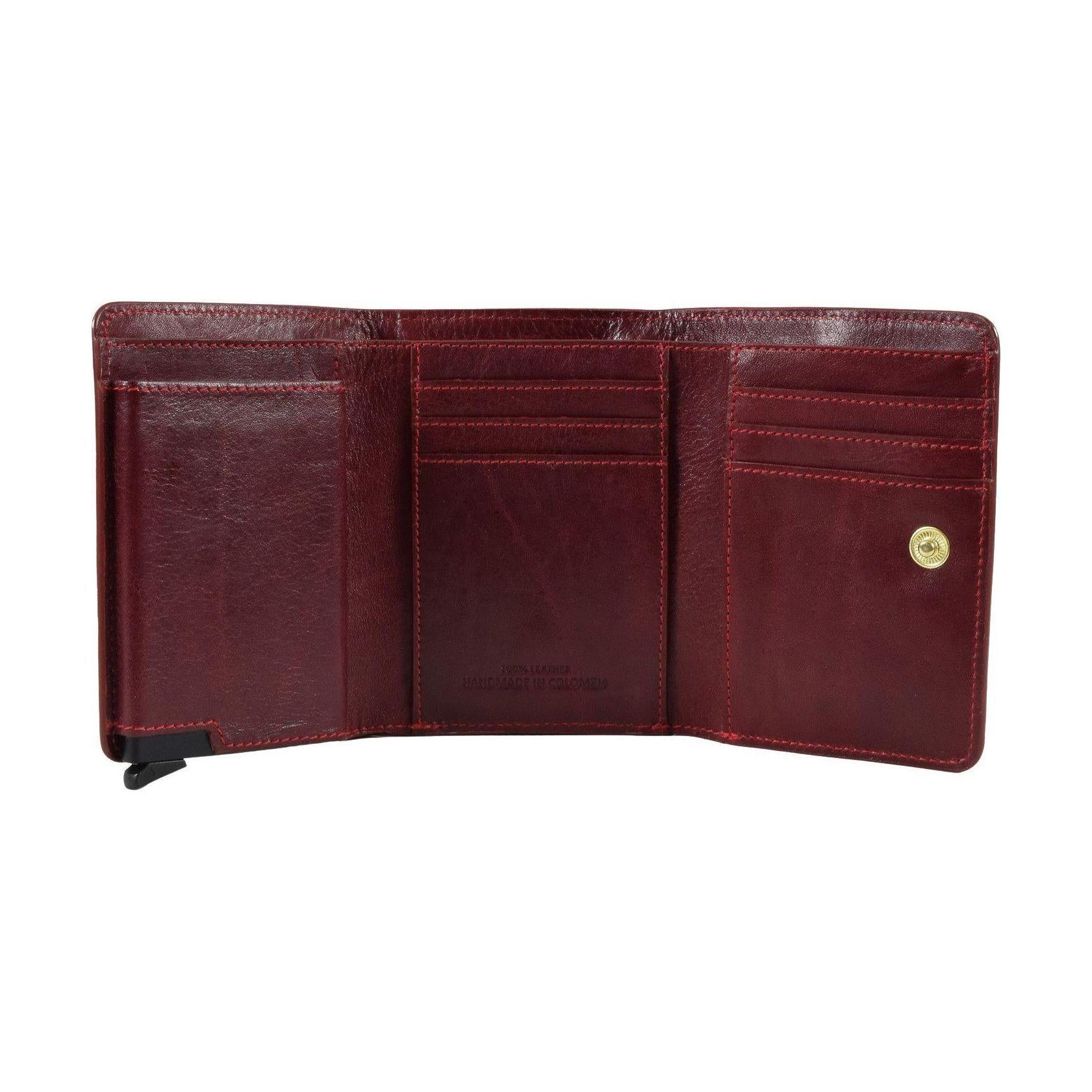 Ladies Pop Up Card Wallet, Wallet | LAND Leather Goods