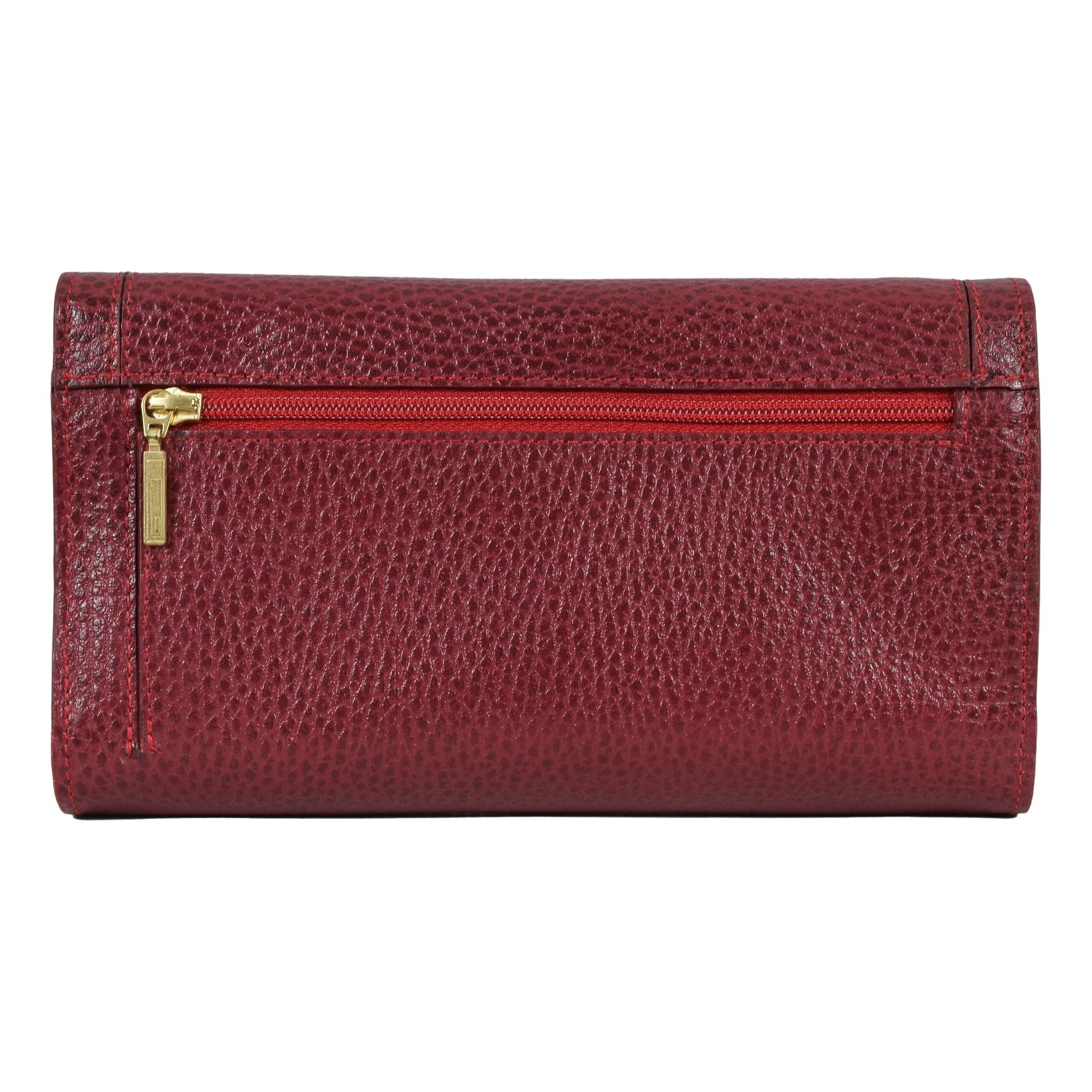 Double Snap Checkbook Wallet – LAND Leather Goods