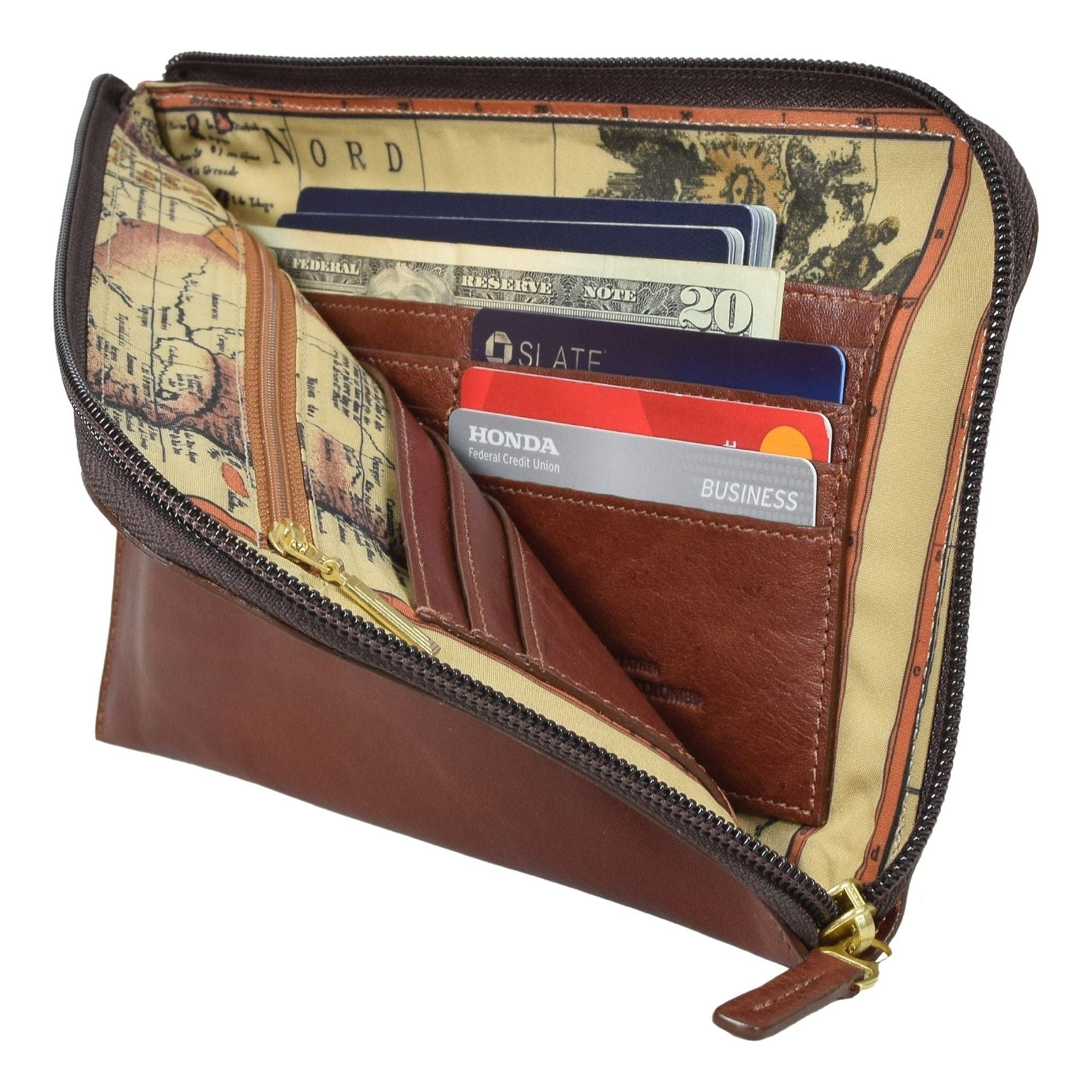 The Travel Caddy, Travel Wallet | LAND Leather Goods