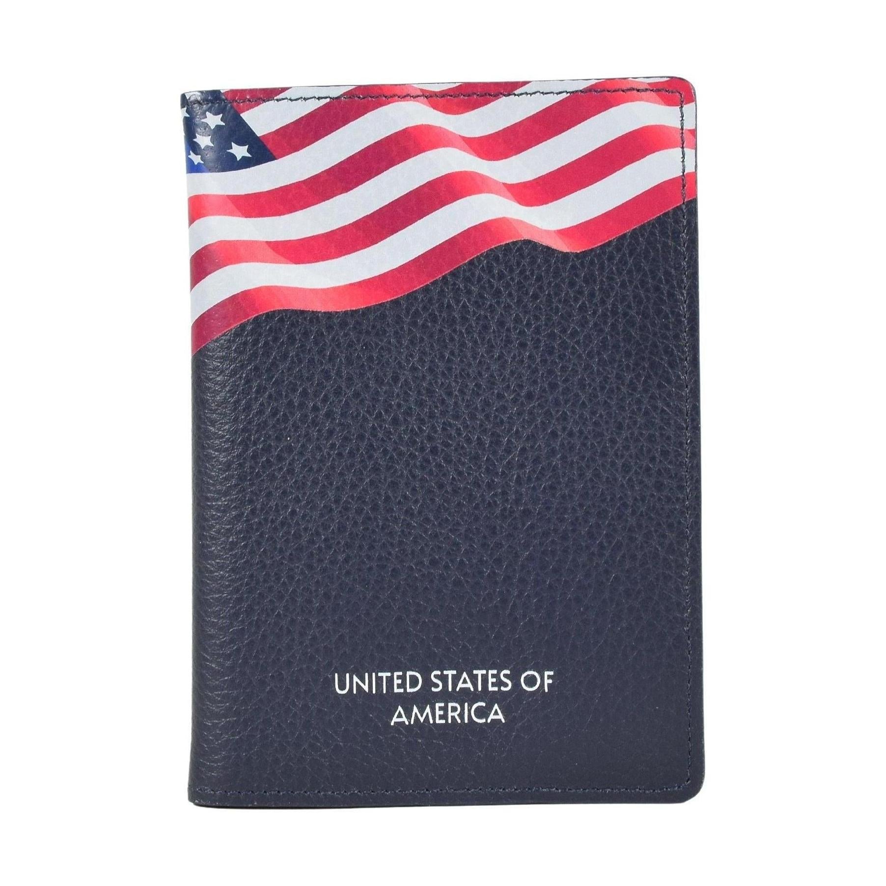 USA Heritage Passport Case, Passport Case | LAND Leather Goods