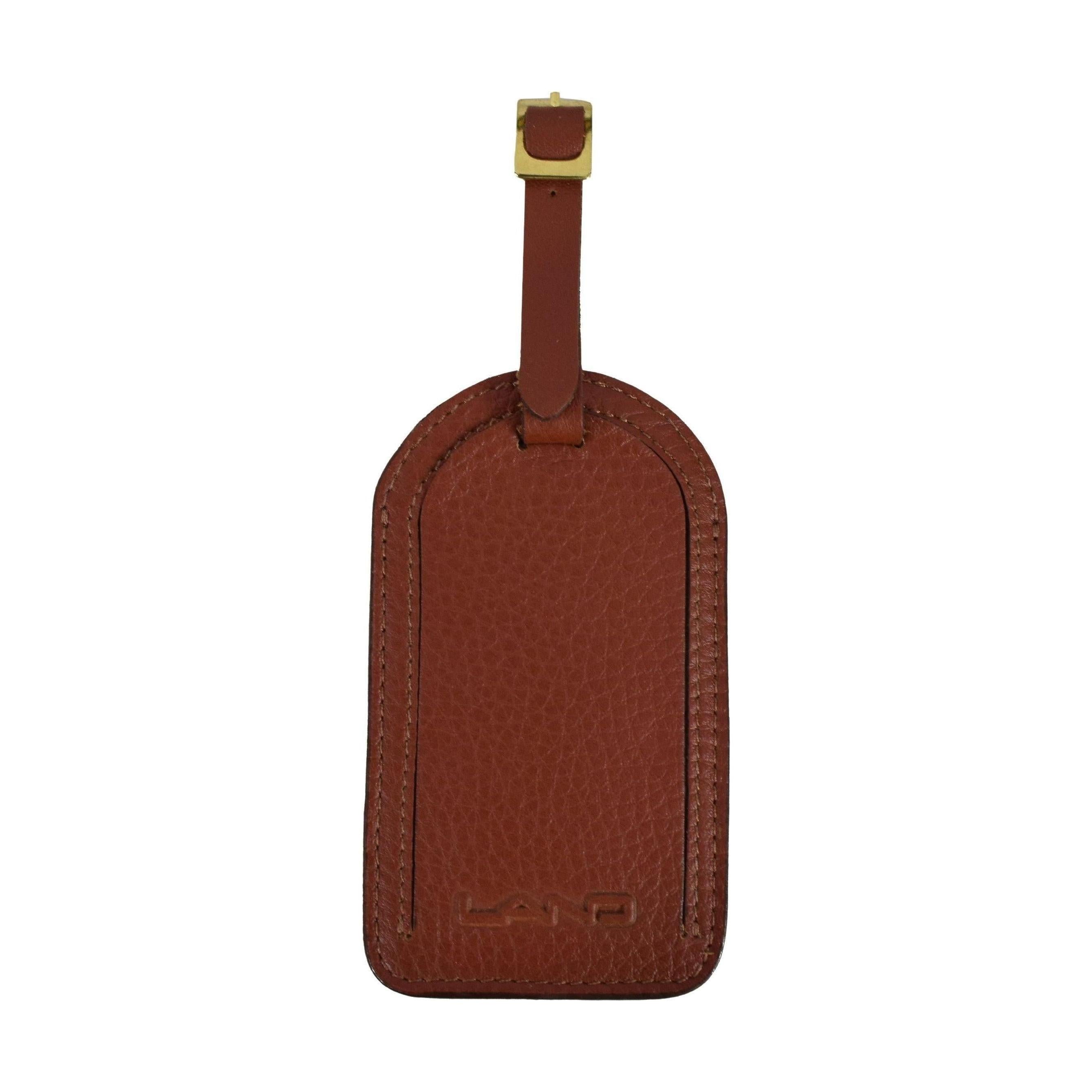 Leather Luggage Tag, Luggage Tag | LAND Leather Goods