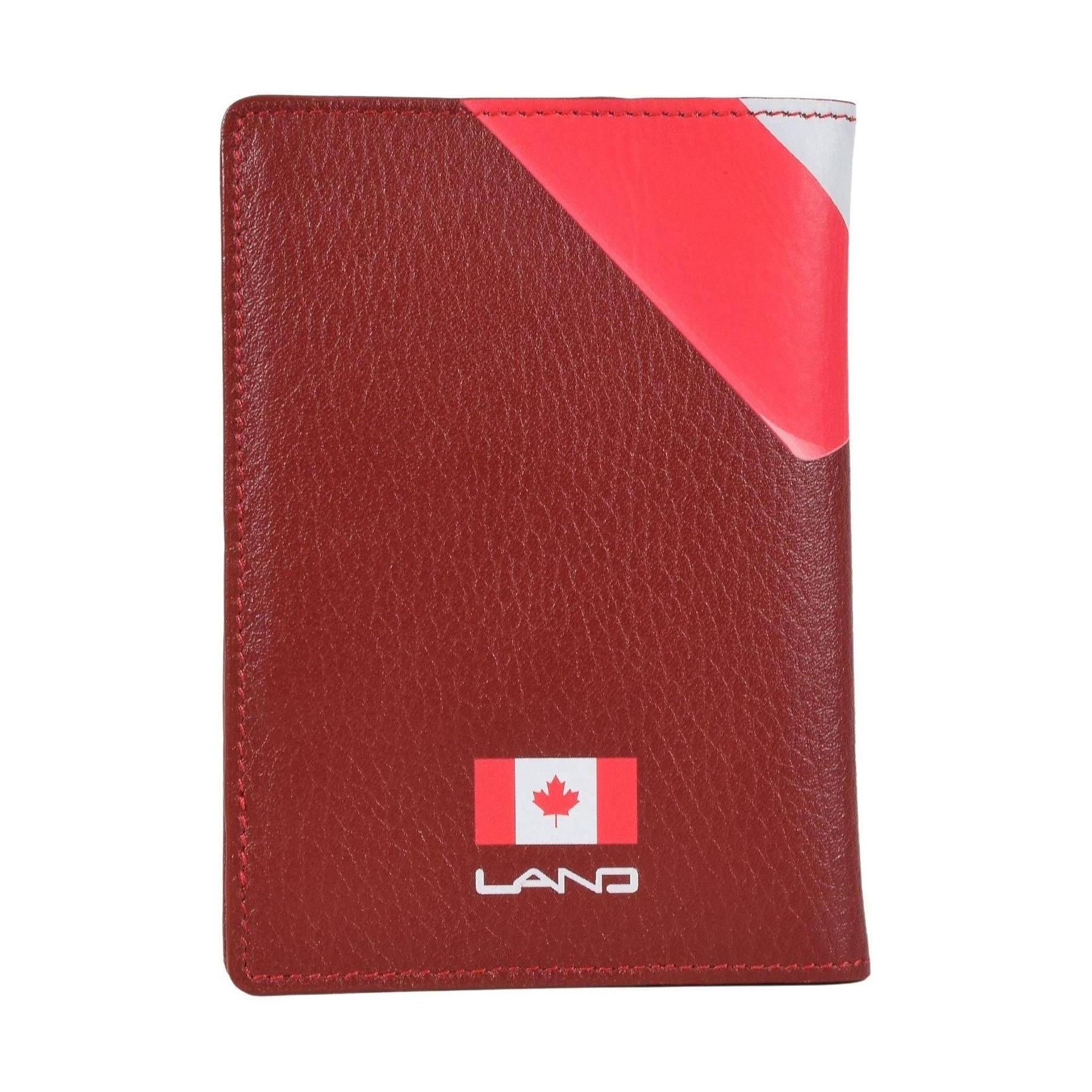 Canada Heritage Passport Case, Passport Case | LAND Leather Goods