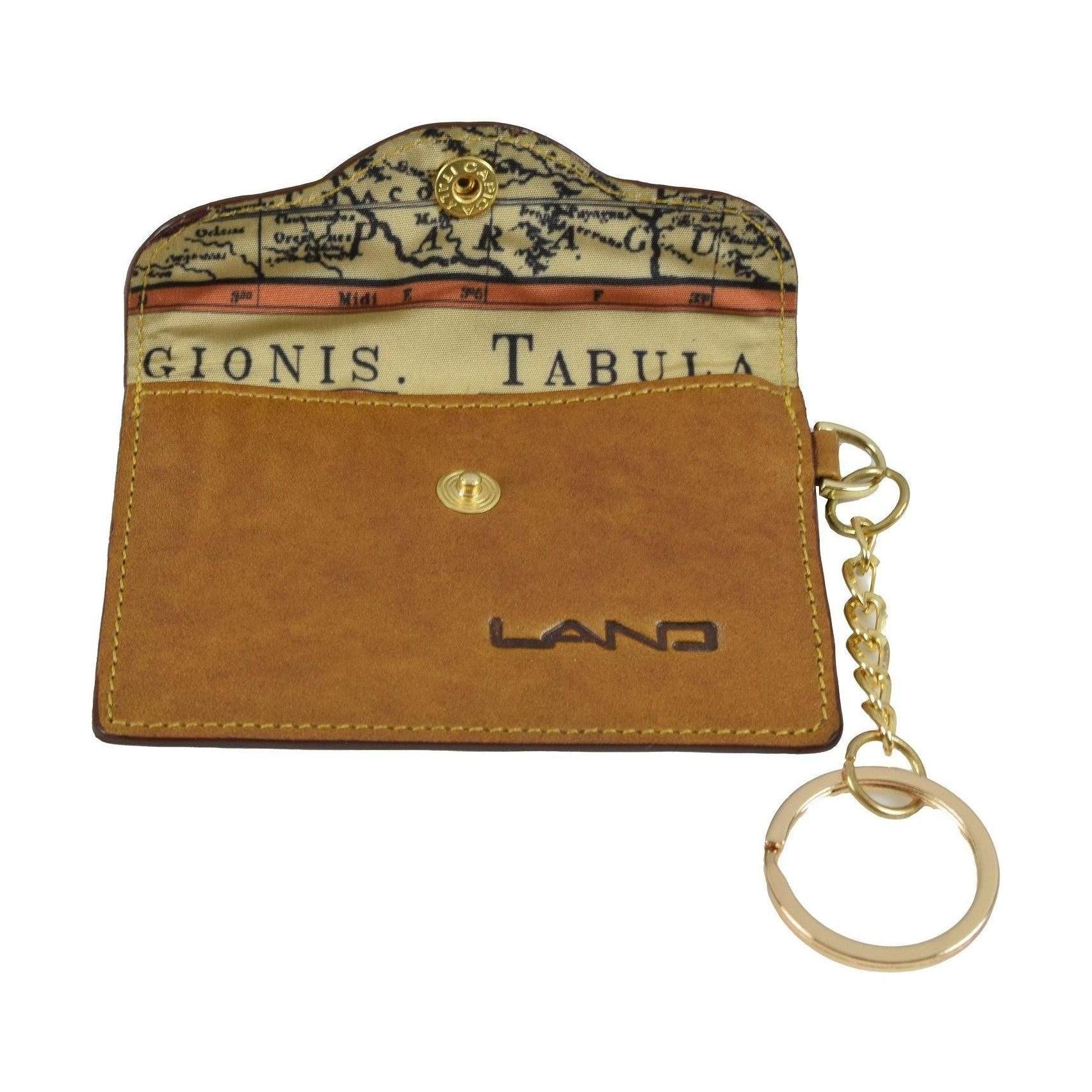 Key Ring Card Holder, Key Ring | LAND Leather Goods