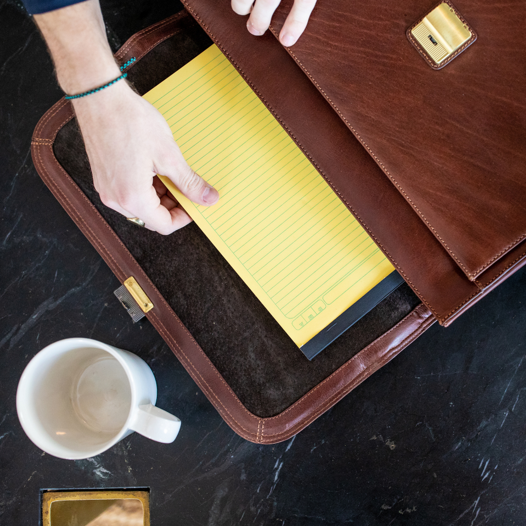 Limited Roosevelt Business Briefcase - LAND Leather Goods