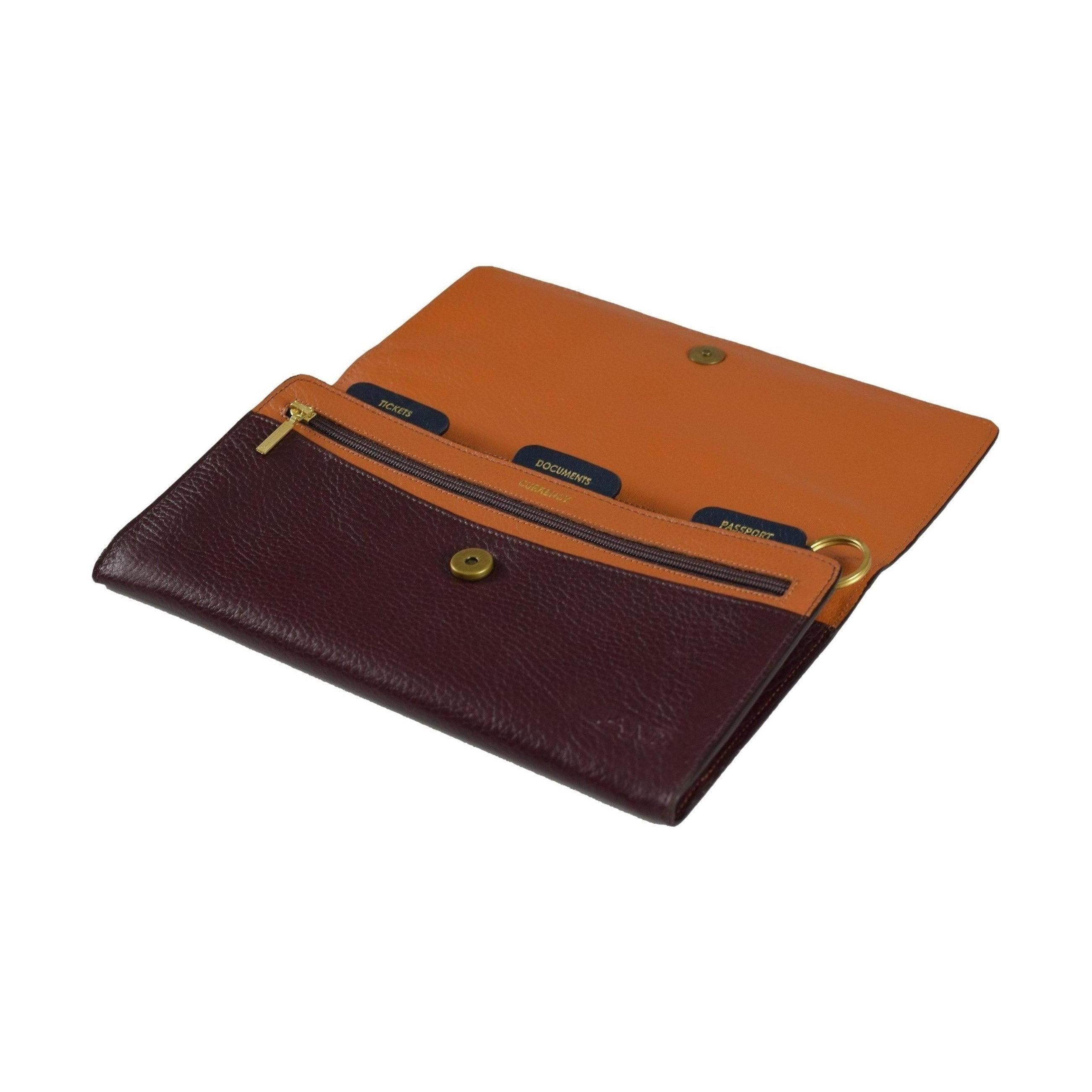 Cosmos Travel Organizer, Travel Organizer | LAND Leather