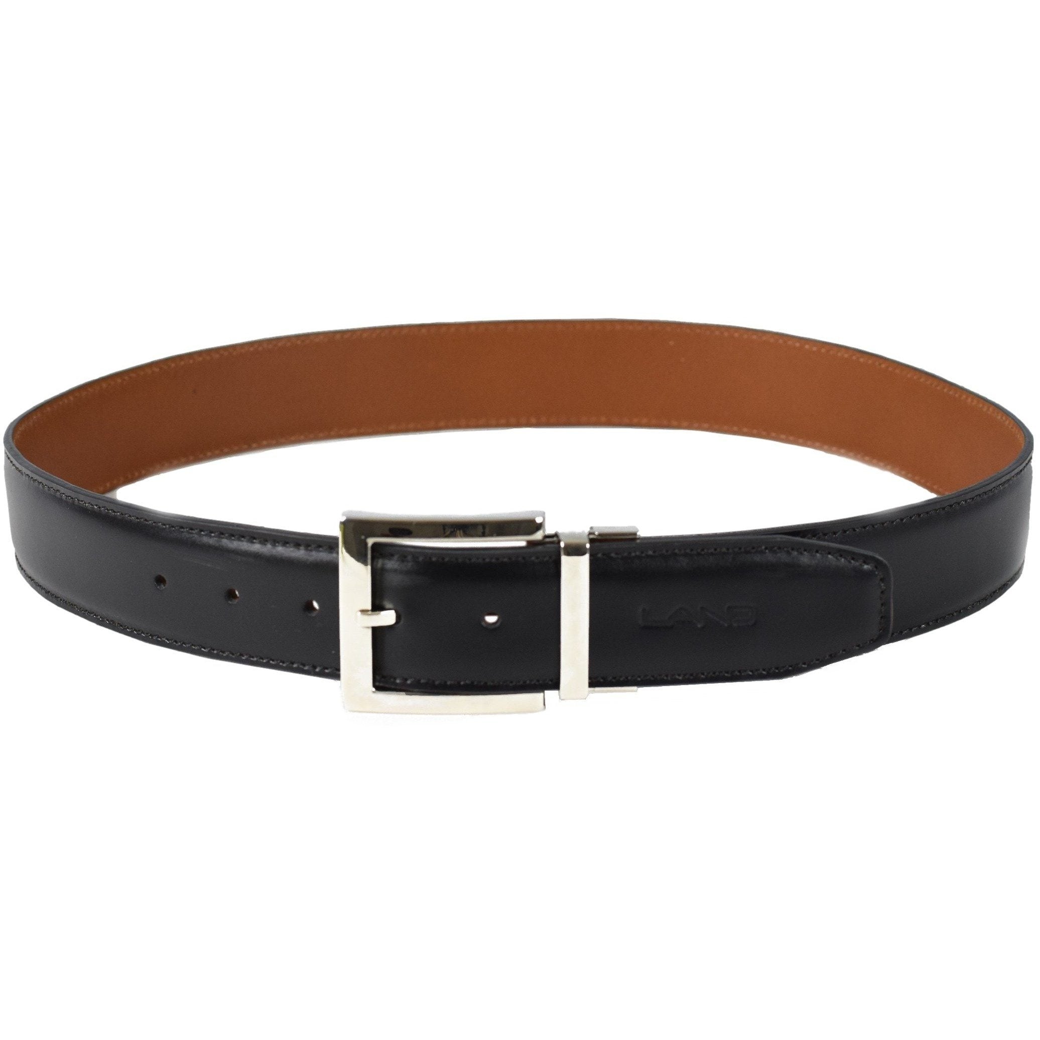 Men's Reversible Leather Belt Strap