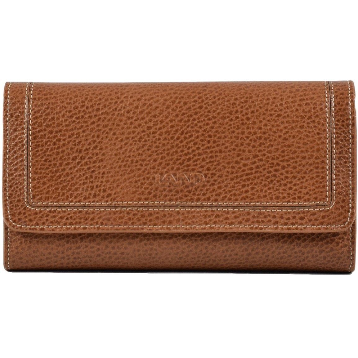 Bisenzio Double Snap Checkbook Wallet - LAND Leather Goods