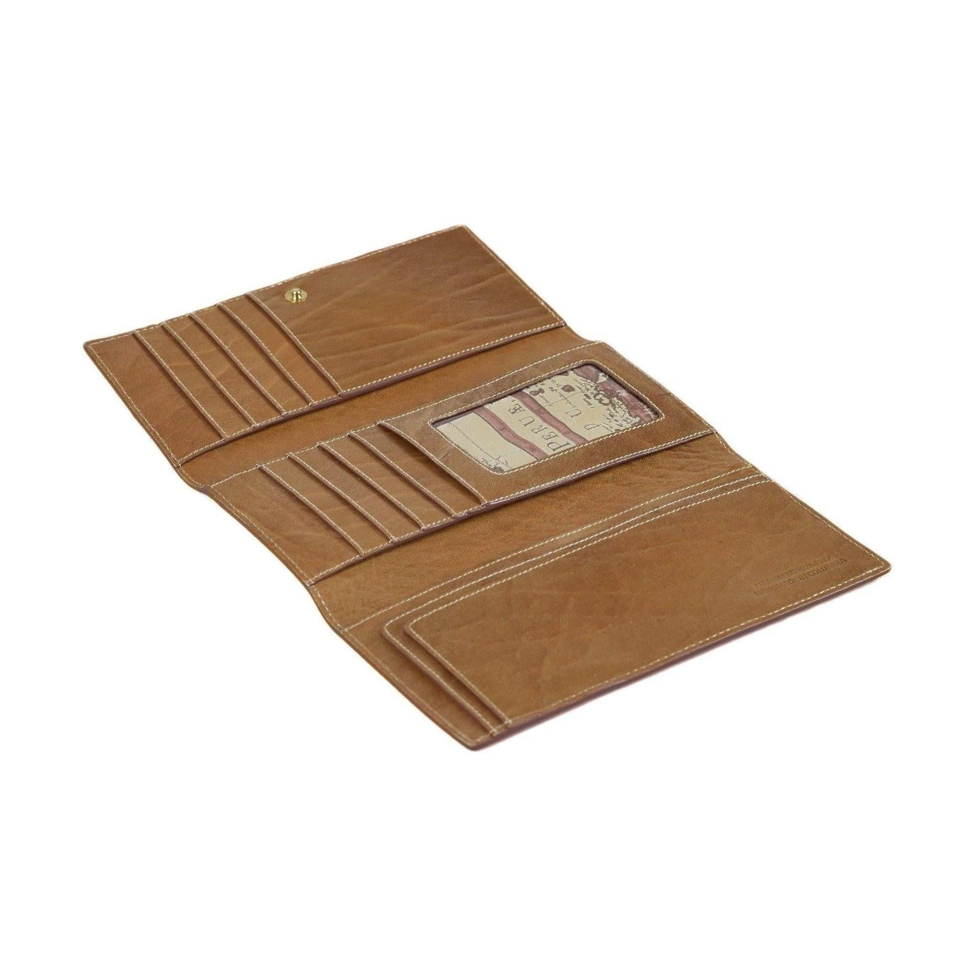 Longrain Ladies Checkbook Wallet, Wallet | LAND Leather