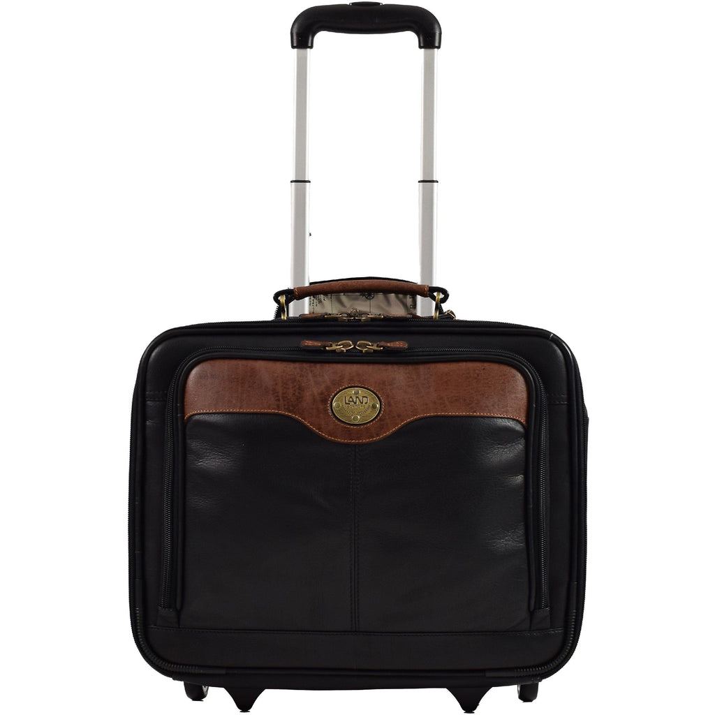Santa Fe Wheeled Briefcase - LAND Leather Goods