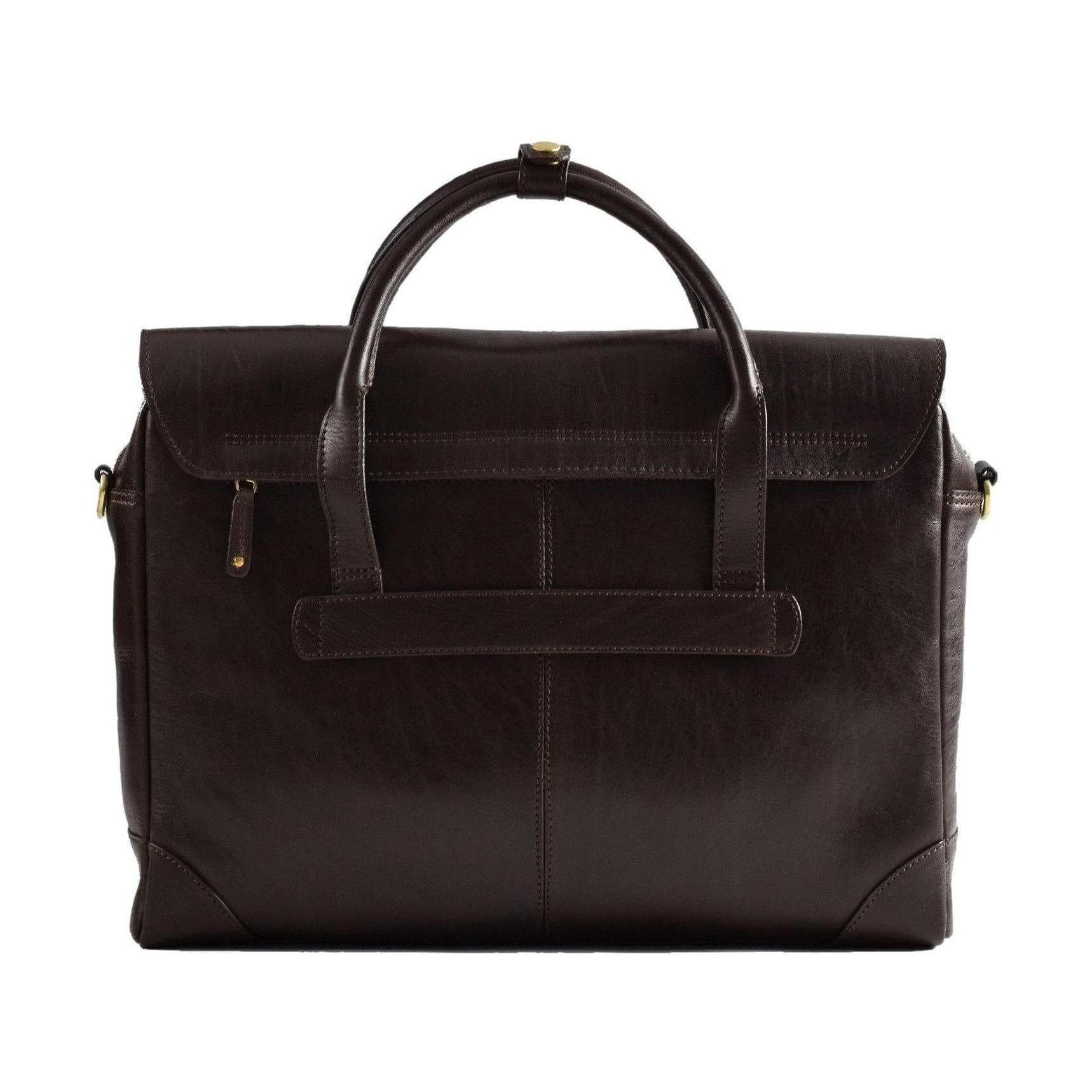 Limited Manhattan Flap Brief, Briefcase | LAND Leather