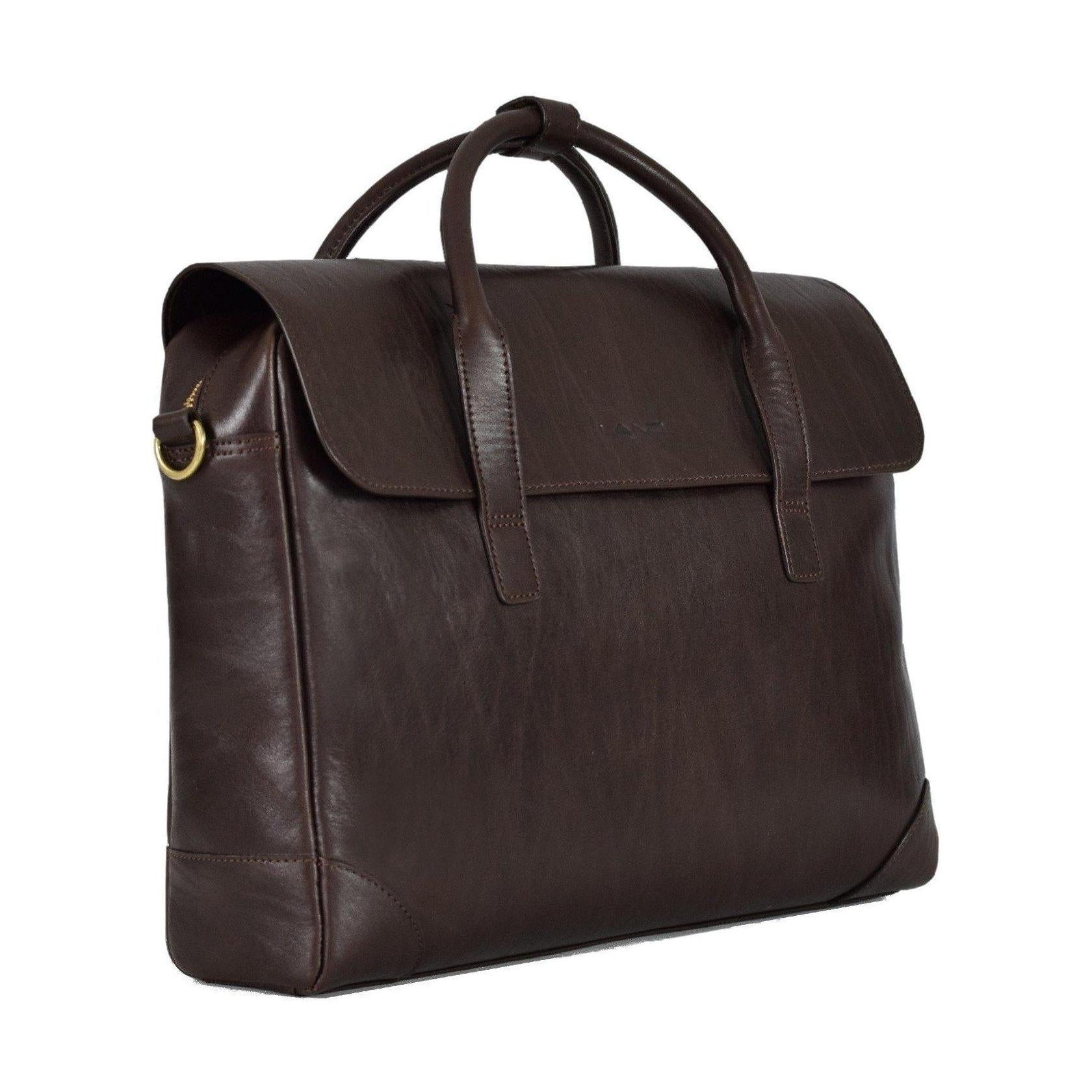 Limited Manhattan Flap Brief, Briefcase | LAND Leather