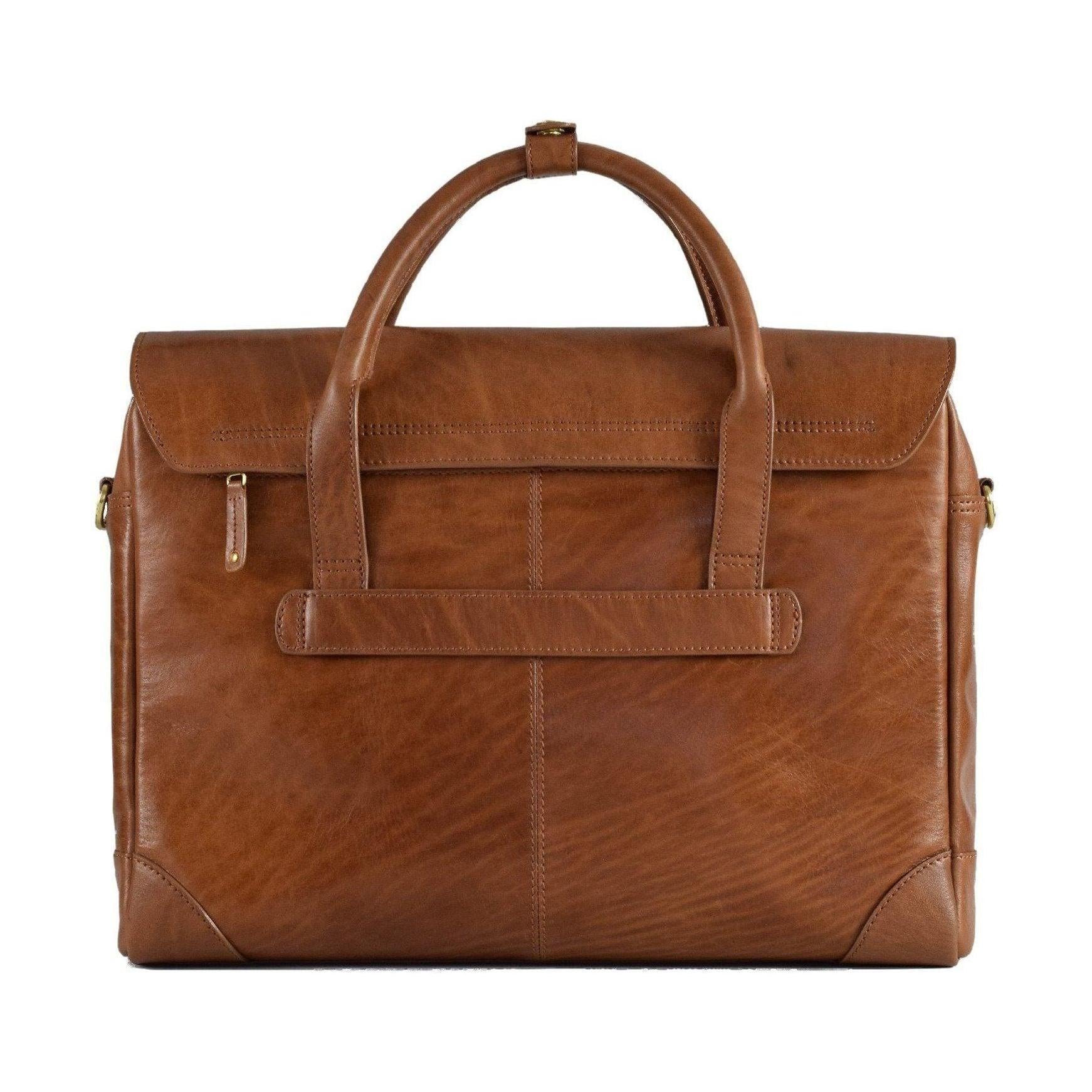 Limited Manhattan Flap Brief, Briefcase | LAND Leather