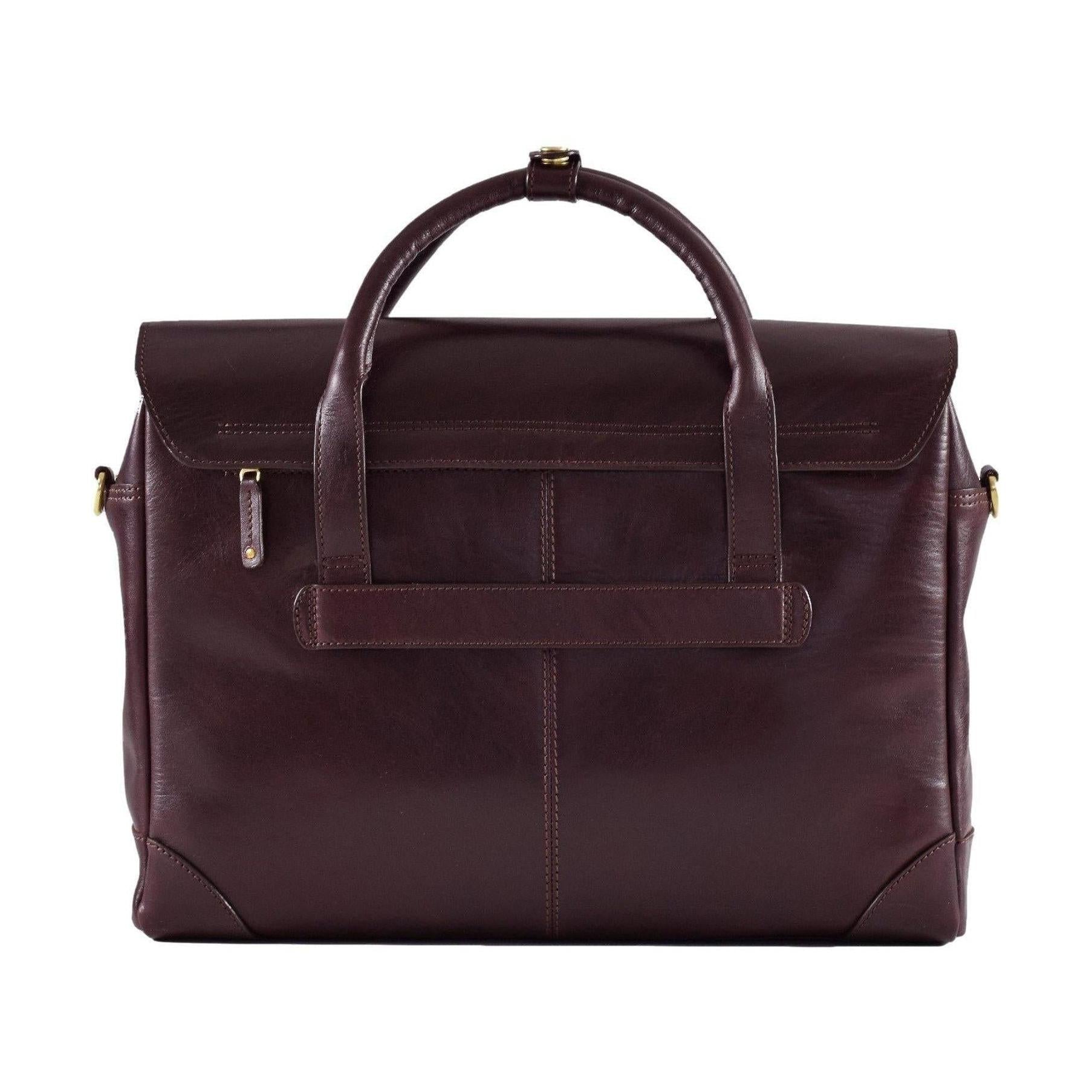 Limited Manhattan Flap Brief, Briefcase | LAND Leather
