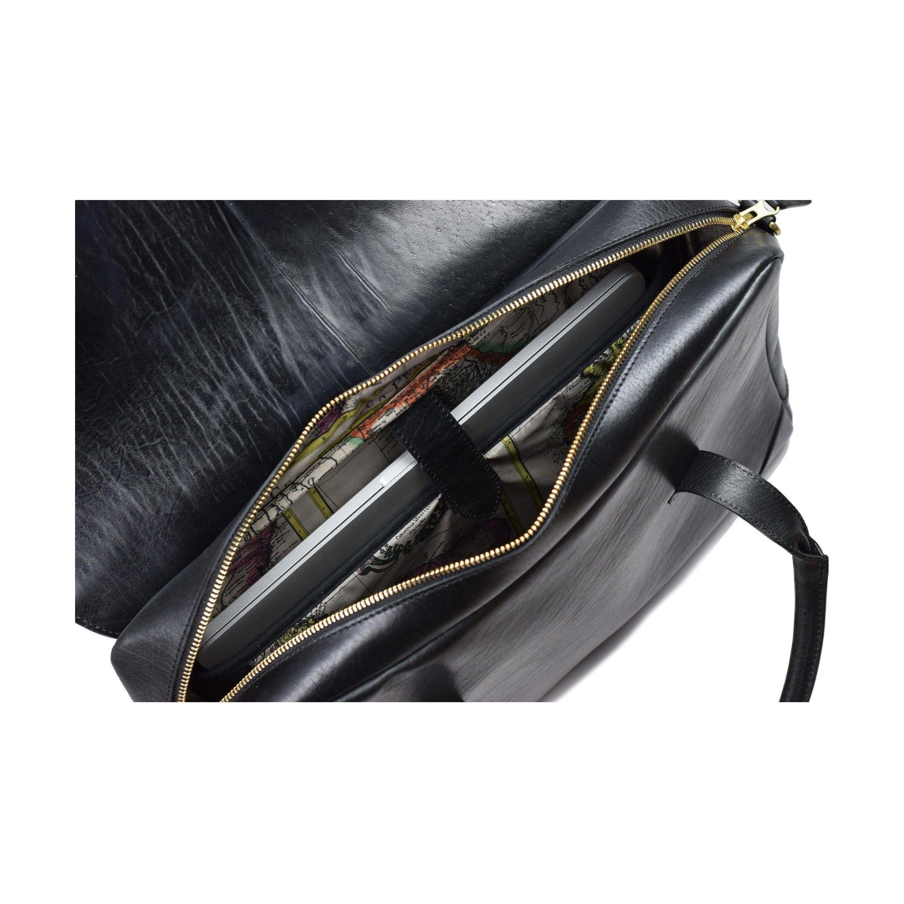 Limited Manhattan Flap Brief, Briefcase | LAND Leather