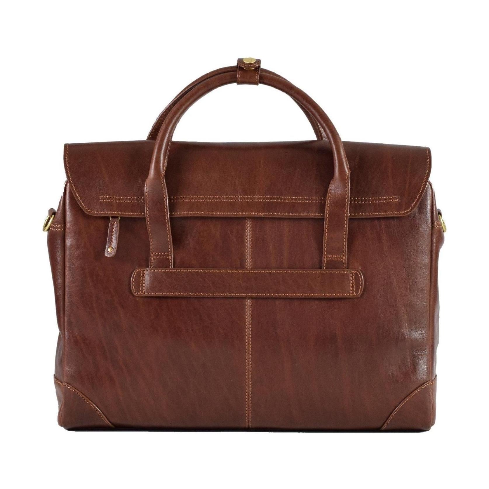 Limited Manhattan Flap Brief, Briefcase | LAND Leather