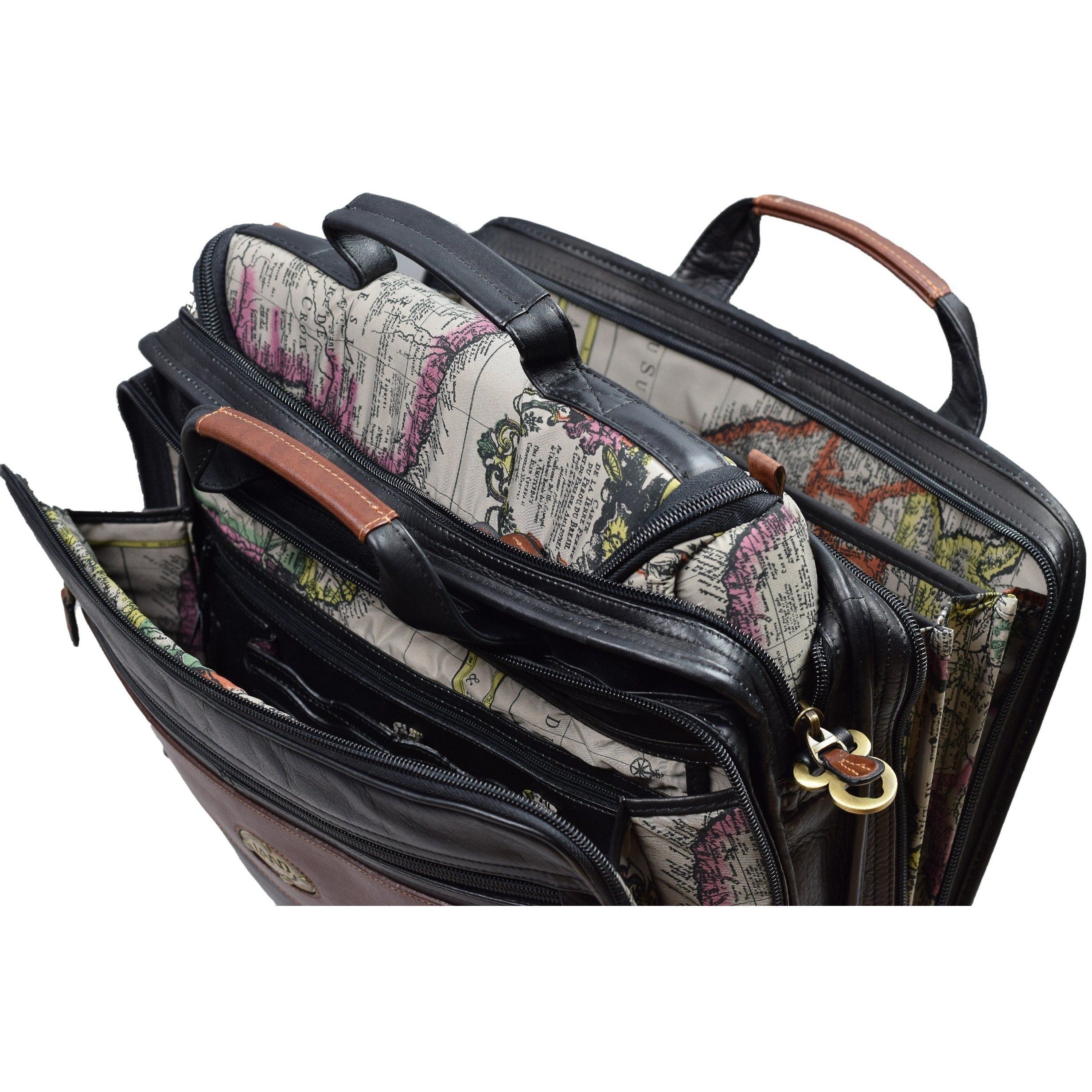 Traveler Briefcase - Leather Briefcase for Men – LAND Leather Goods