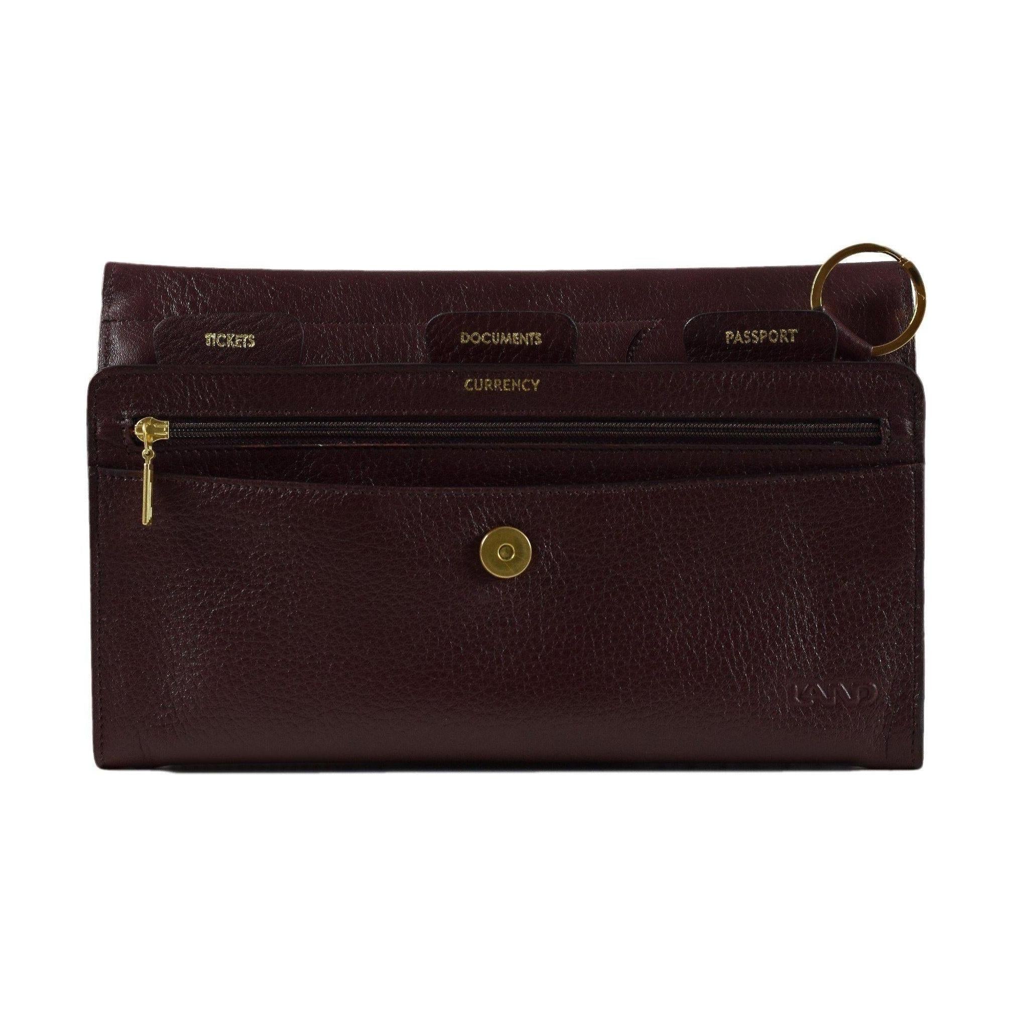 Cosmos Travel Organizer, Travel Organizer | LAND Leather