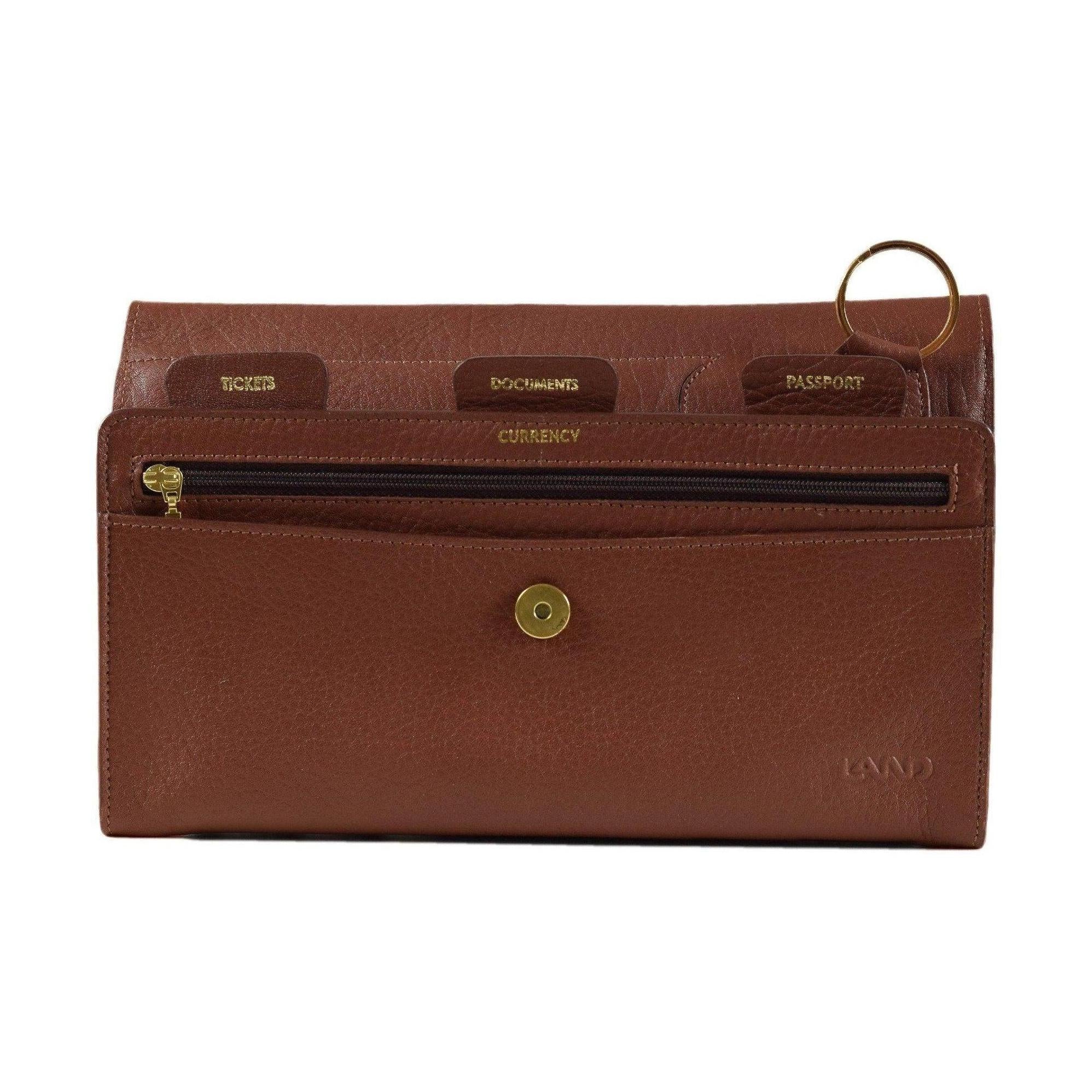Cosmos Travel Organizer, Travel Organizer | LAND Leather