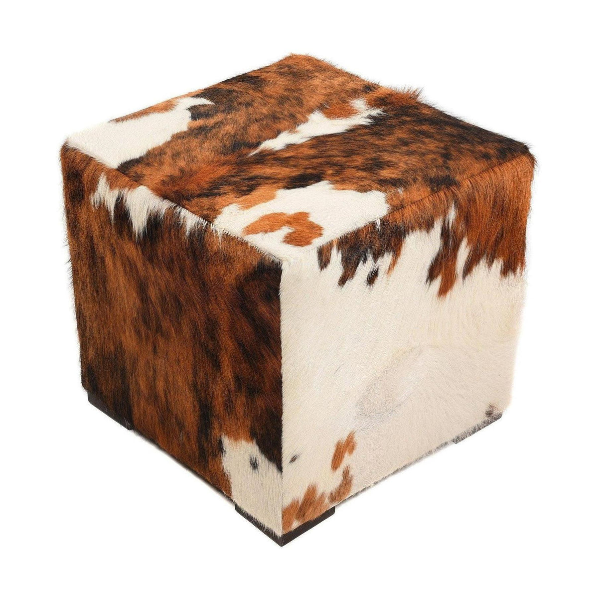 Natural Cowhide Pouf, LAND Puff | LAND Leather