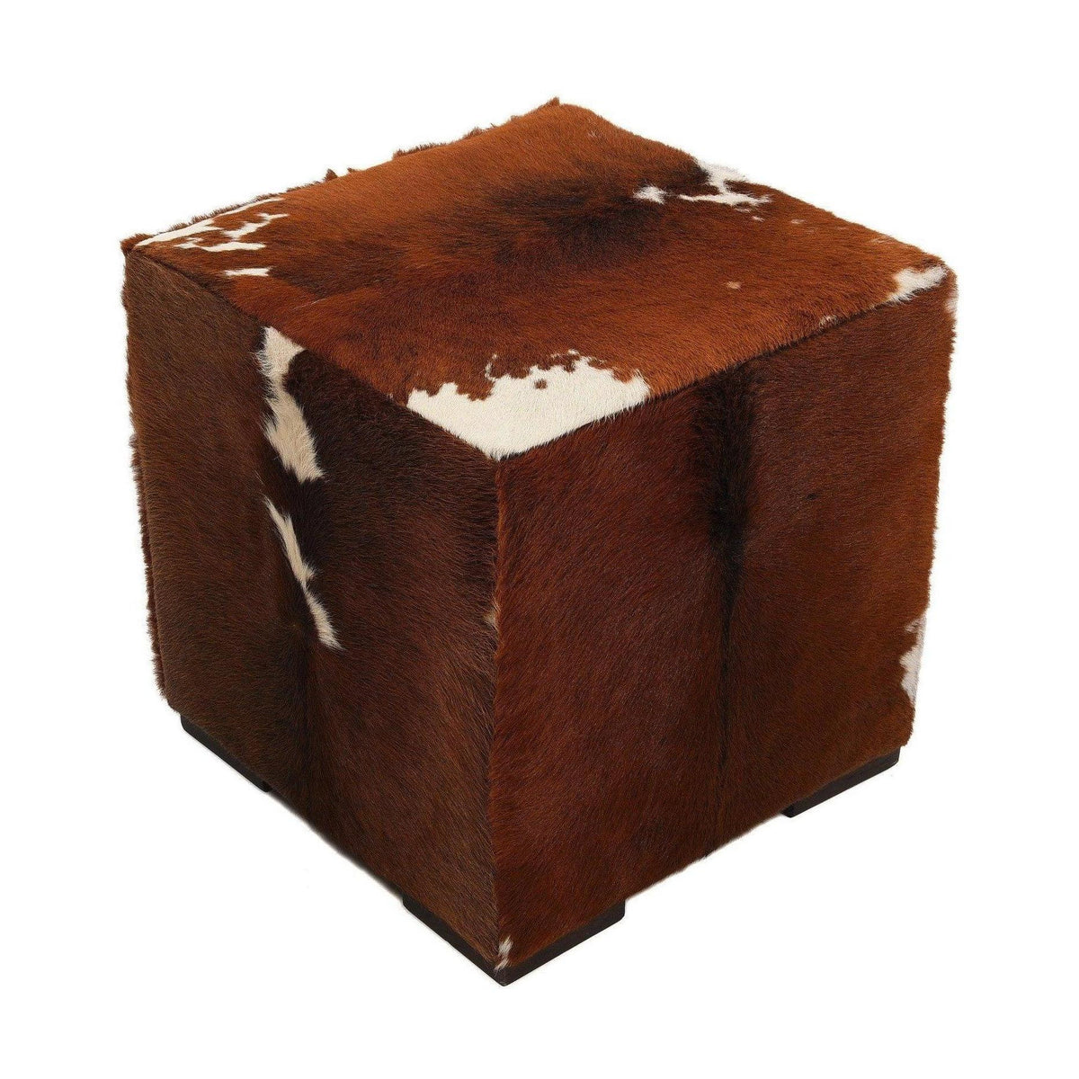 Natural Cowhide Pouf, LAND Puff | LAND Leather