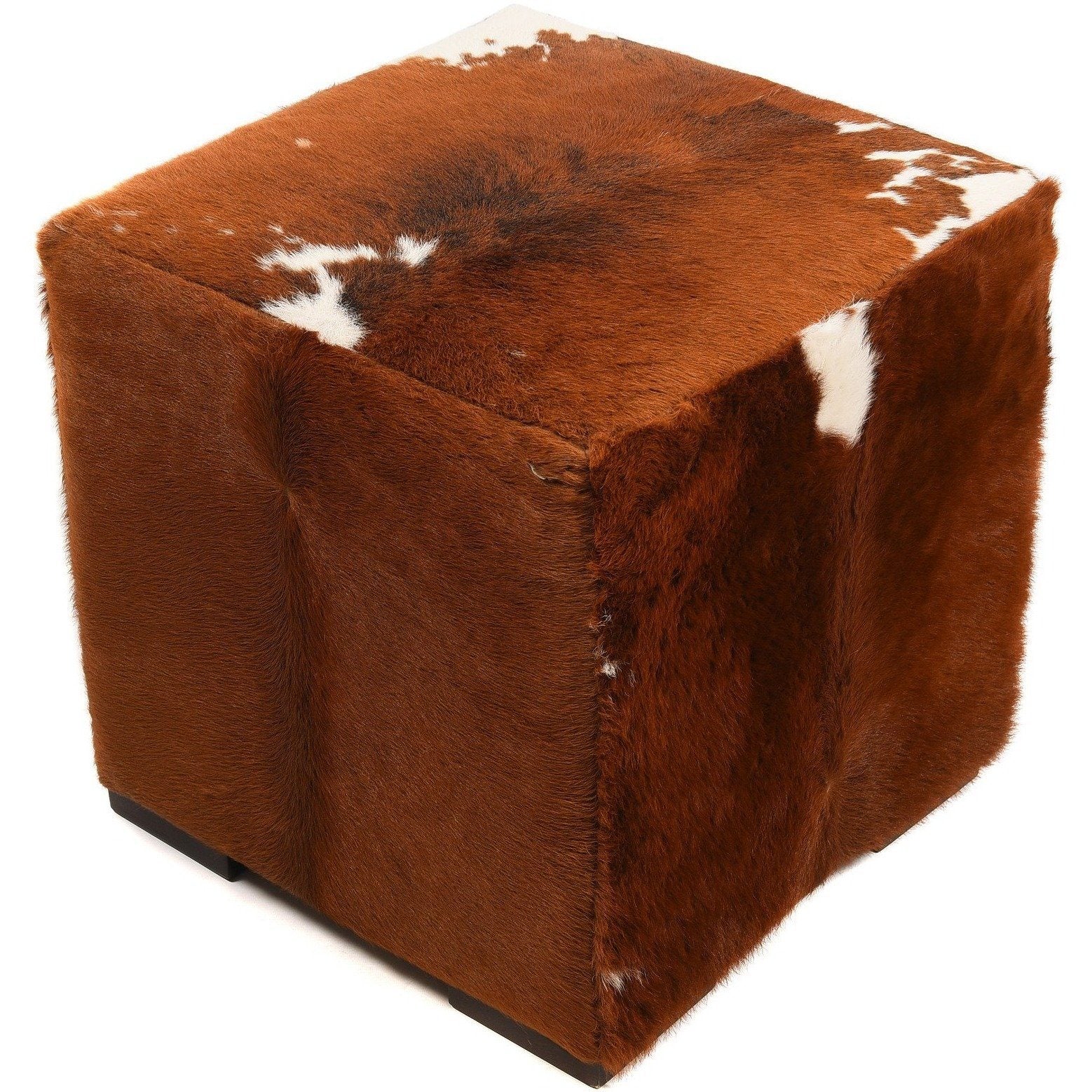 Natural Cowhide Pouf, LAND Puff | LAND Leather