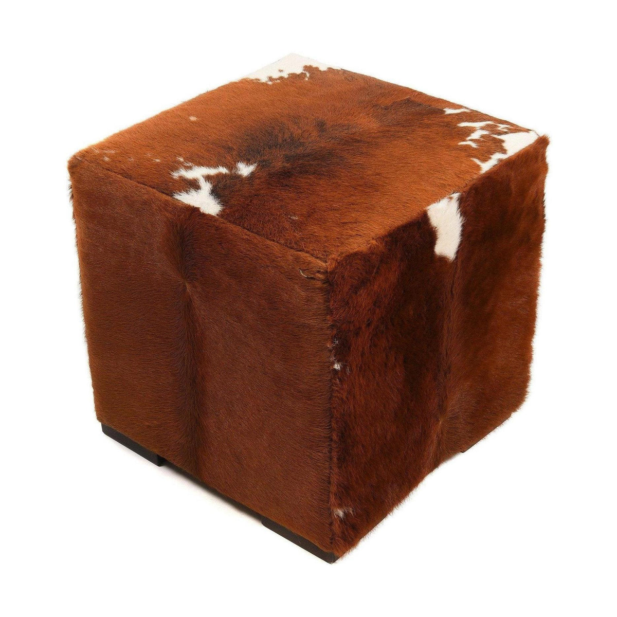 Natural Cowhide Pouf, LAND Puff | LAND Leather
