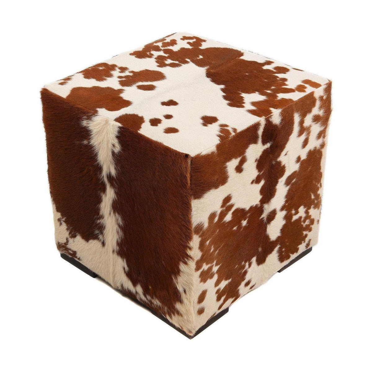 Natural Cowhide Pouf, LAND Puff | LAND Leather