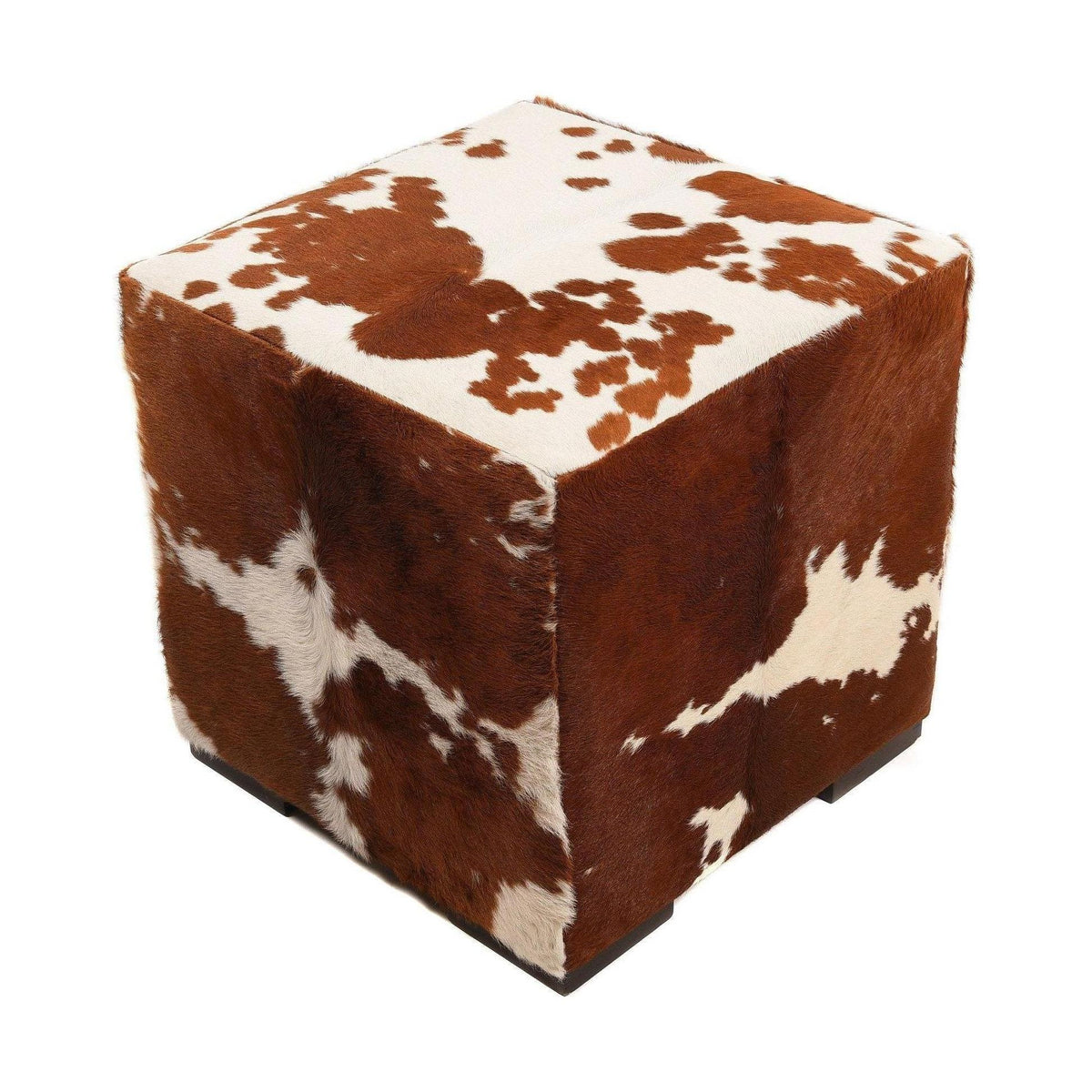 Natural Cowhide Pouf, LAND Puff | LAND Leather