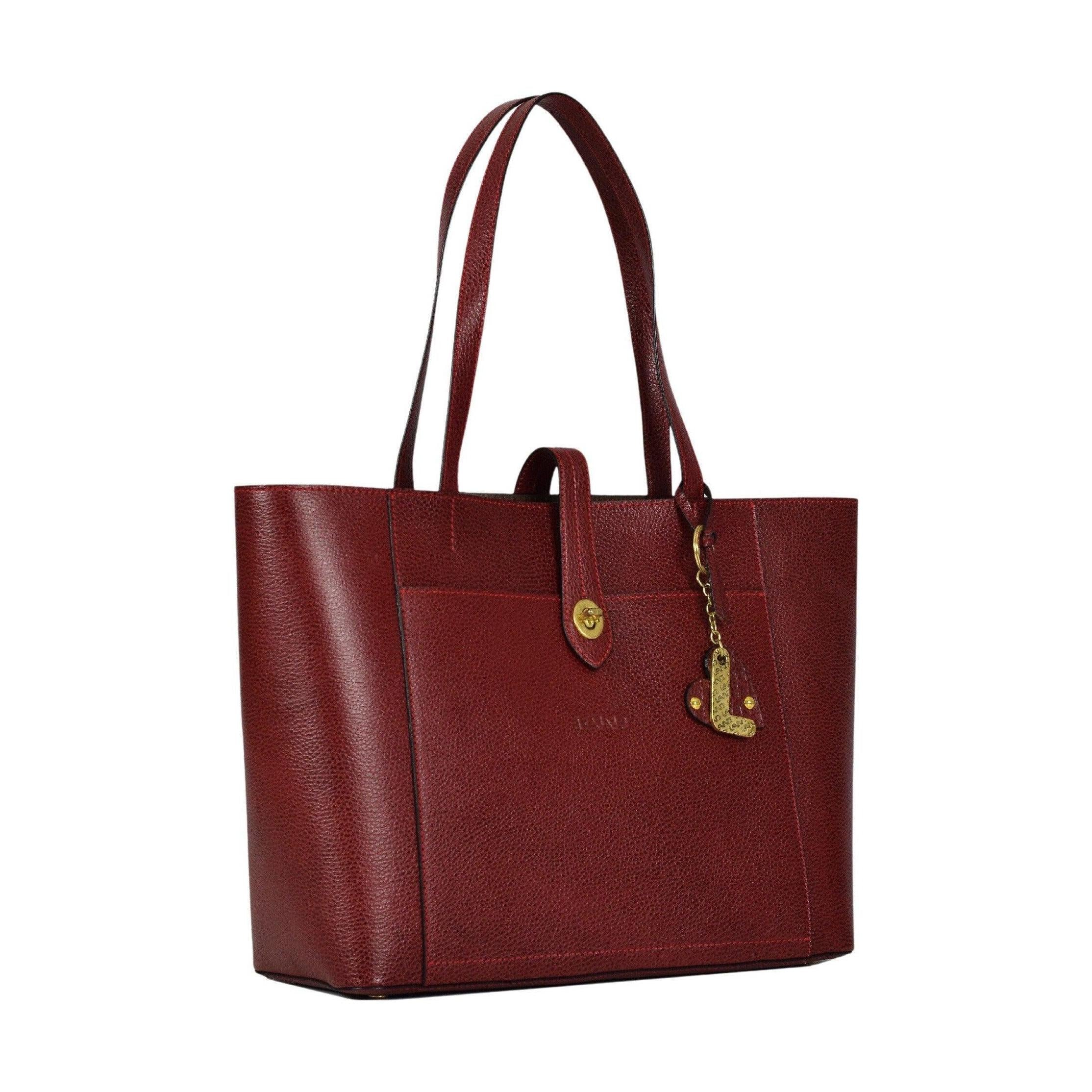 Bisenzio Ruby Shopper - LAND Leather Goods