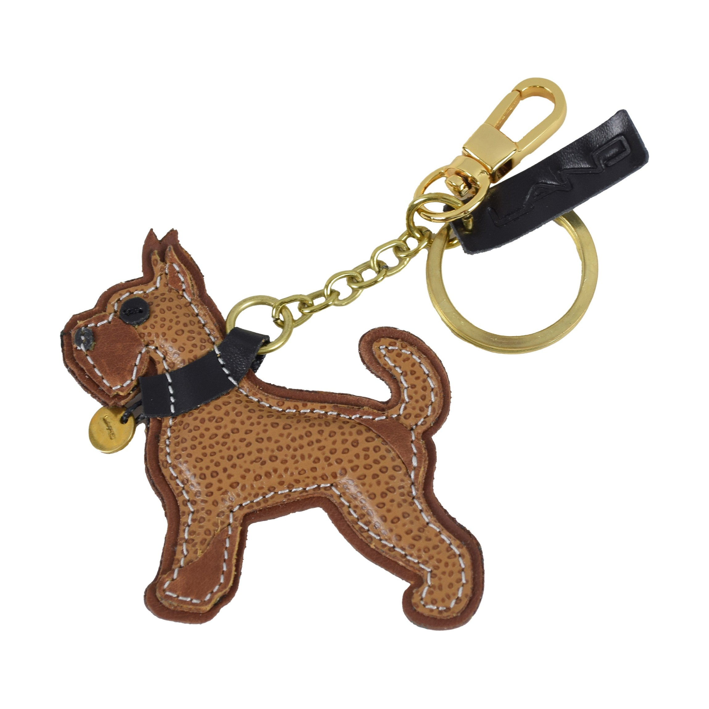 K-9 Friend Keyring, Key Ring | LAND Leather Goods