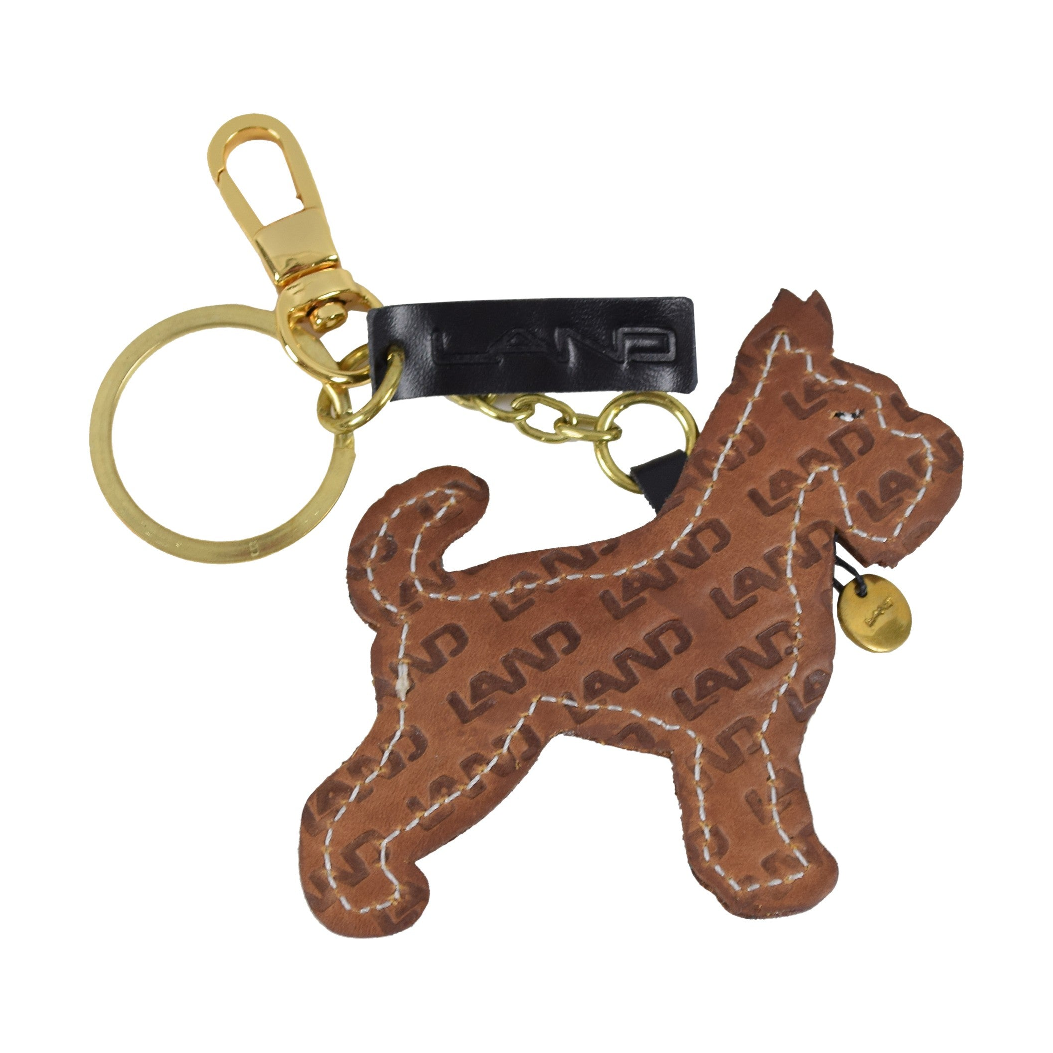 K-9 Friend Keyring, Key Ring | LAND Leather Goods