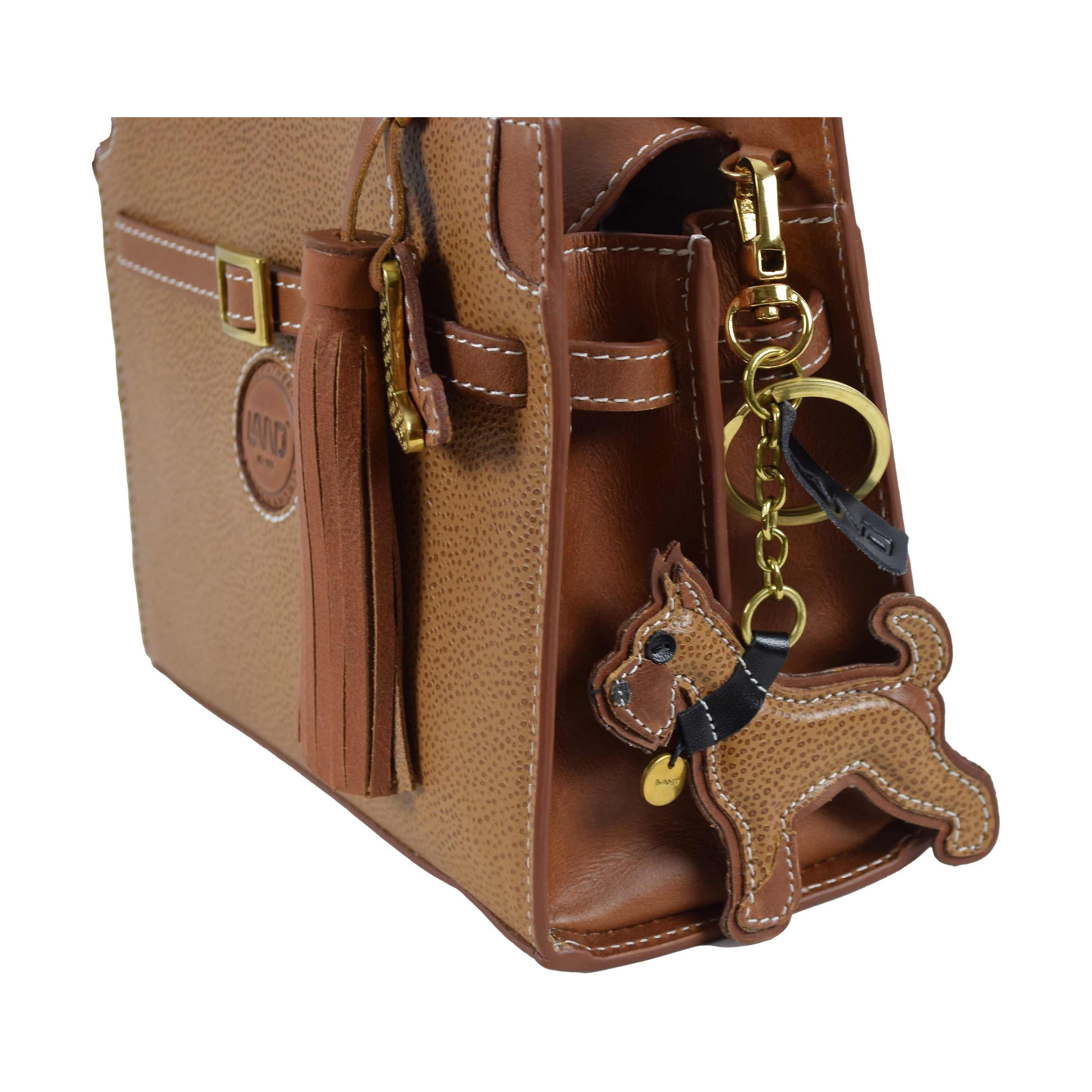 K-9 Friend Keyring, Key Ring | LAND Leather Goods