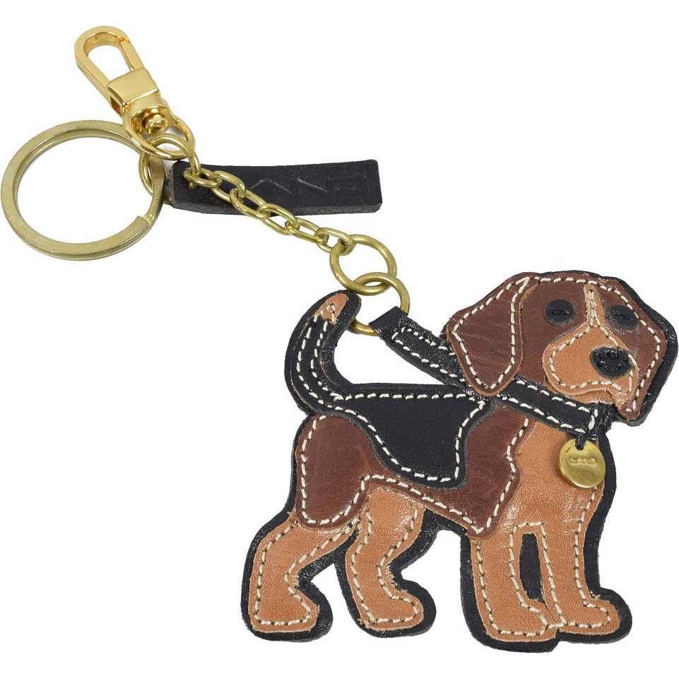 vuitton leather dog keychain